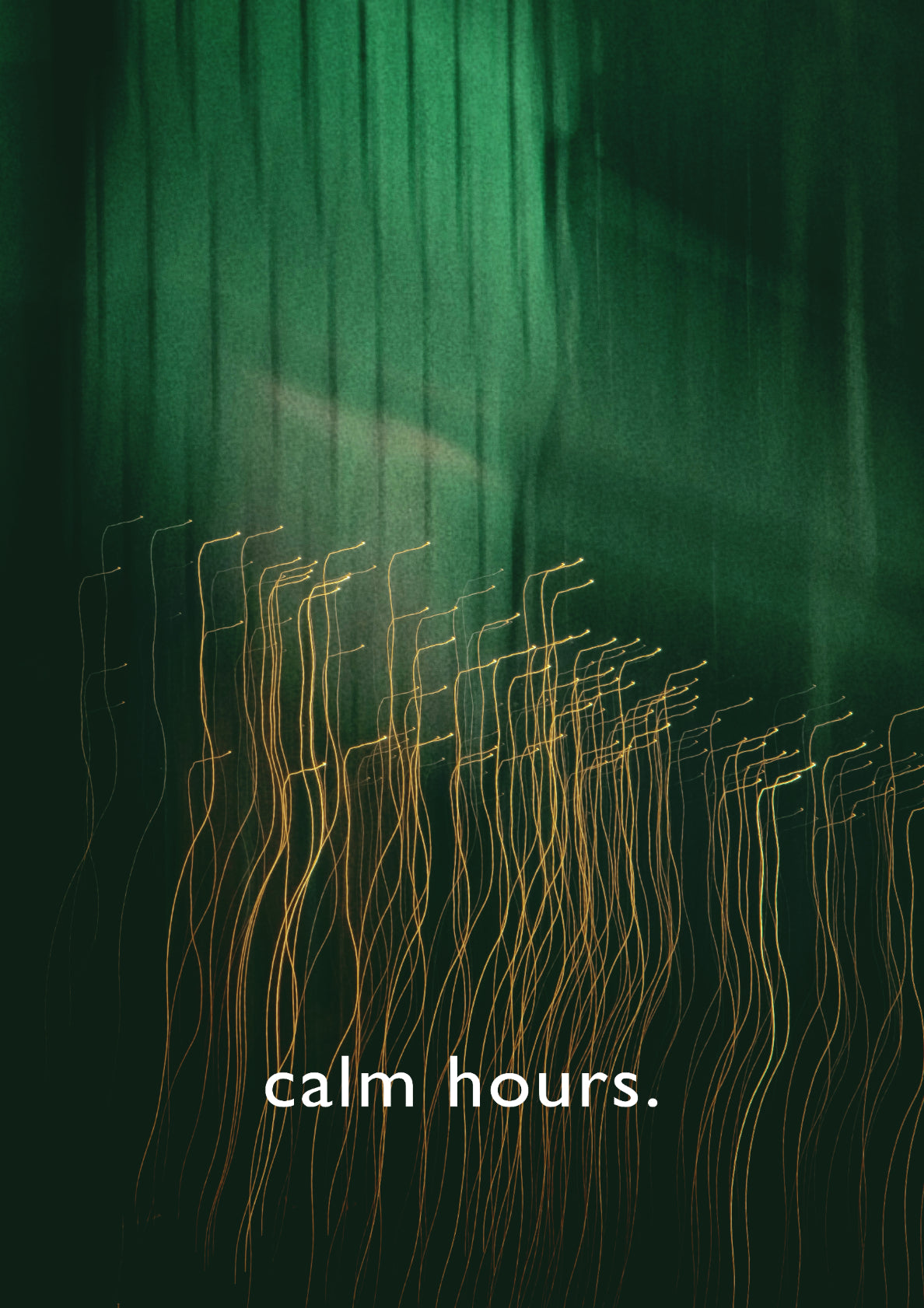 calm hours. / lights