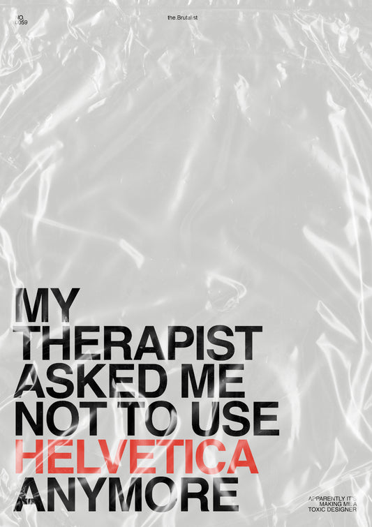 Yet another Helvetica poster 001