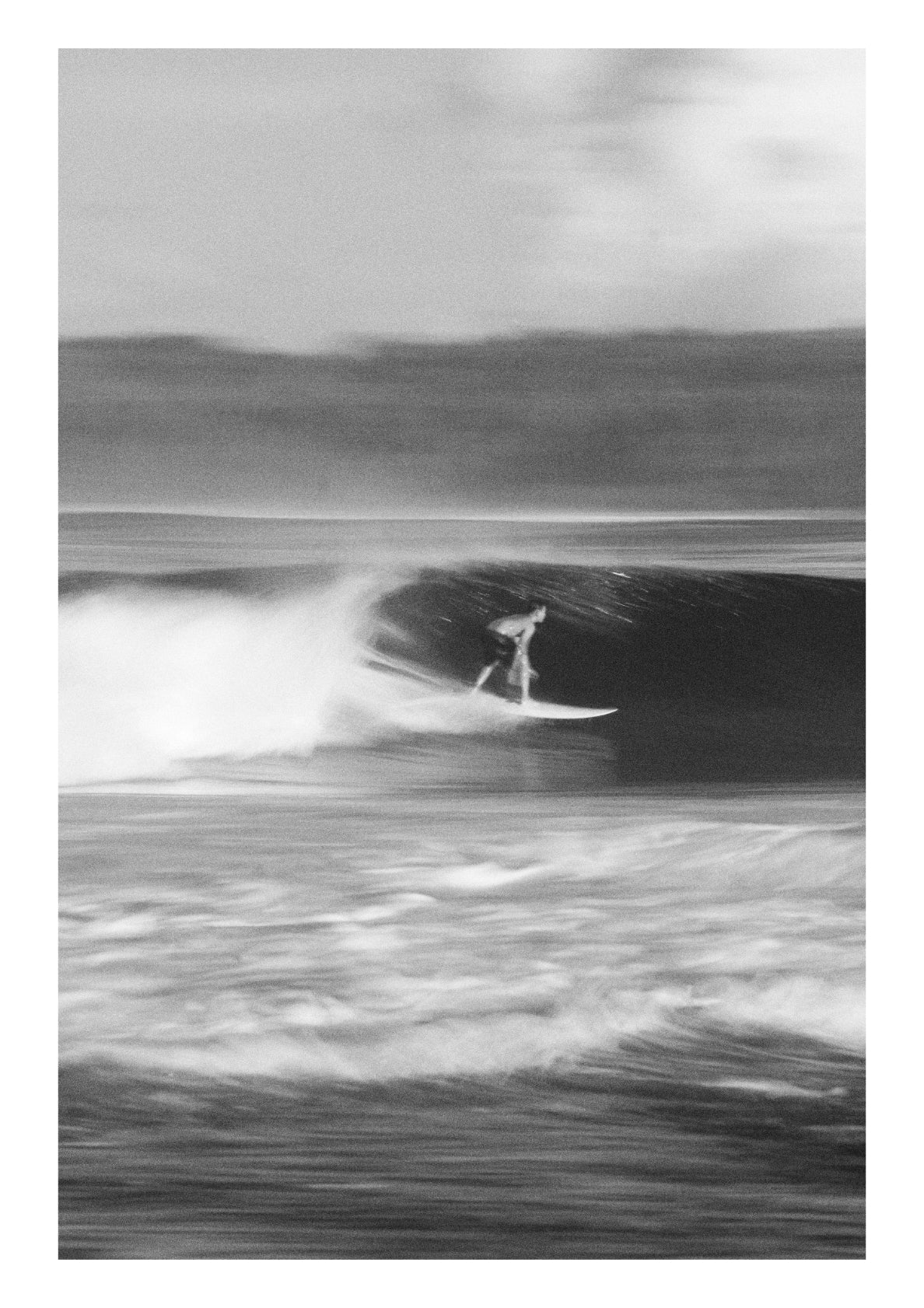 long pose in the ocean