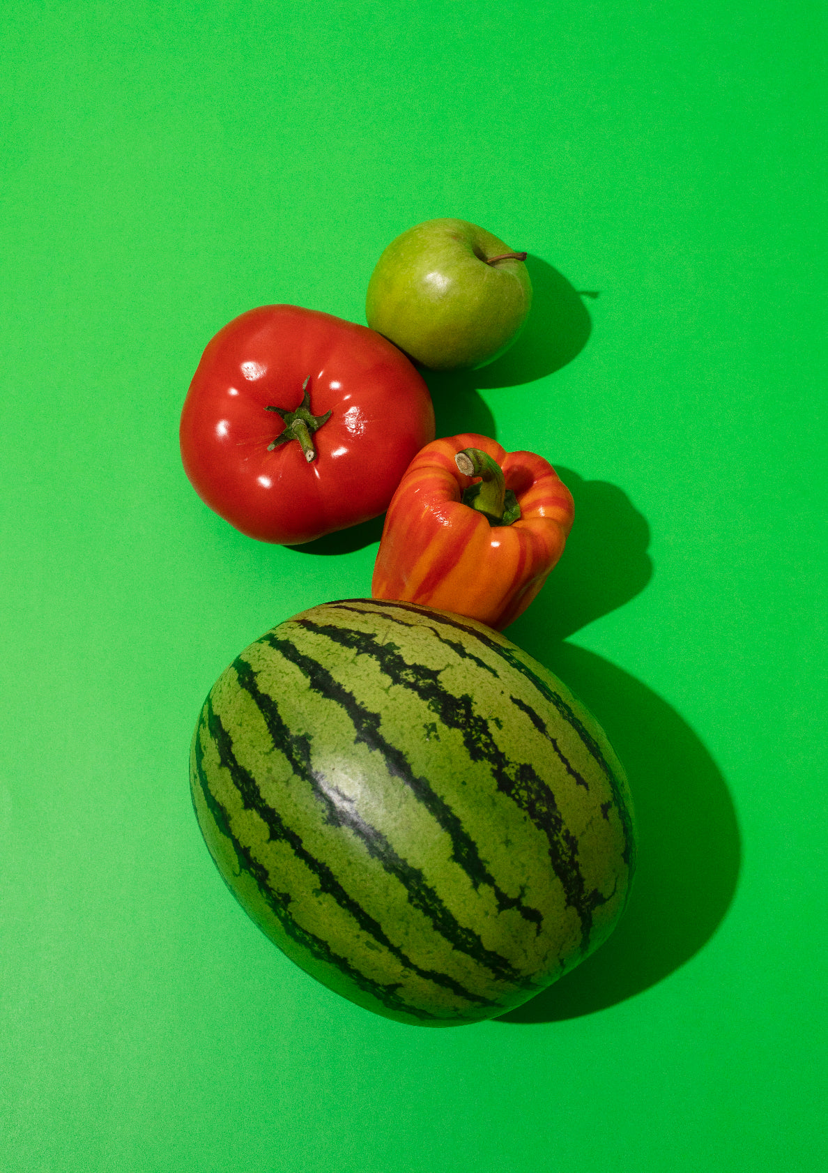 Fruit assembly / pop art style photo print