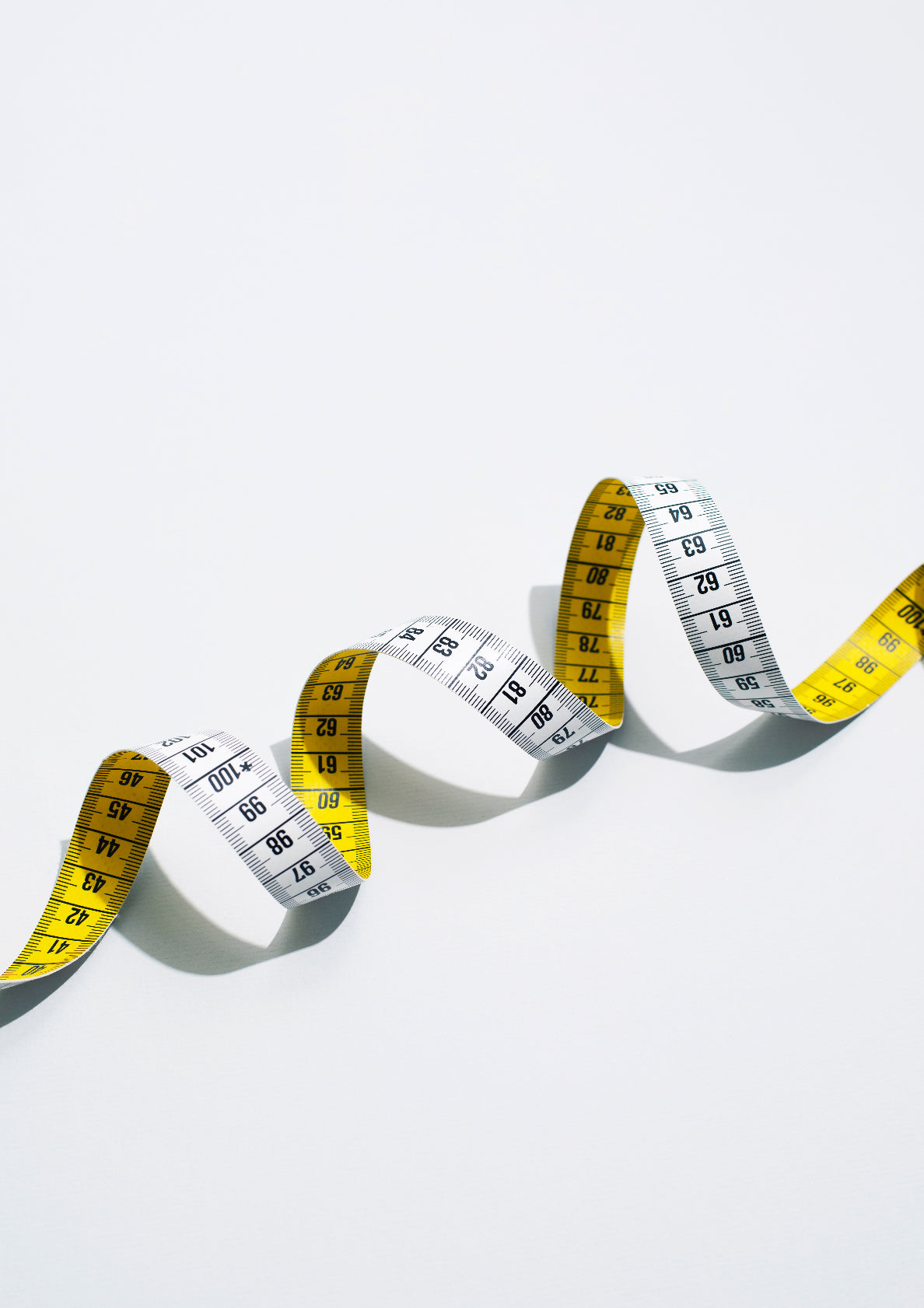 Measurement tape / minimal style photo print