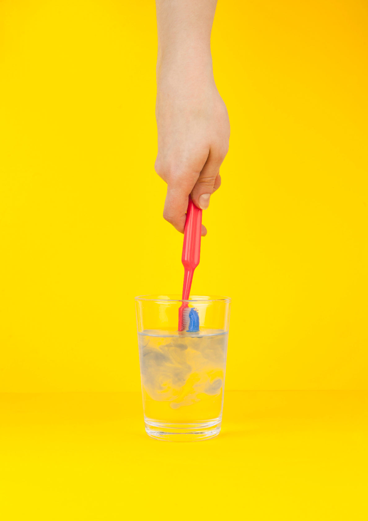 Toothbrush and toothpaste / pop art style photo print