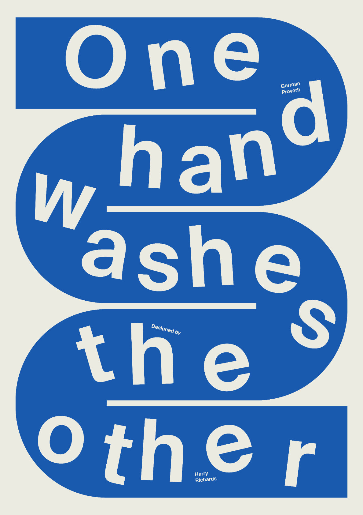 ONE HAND WASHES THE OTHER