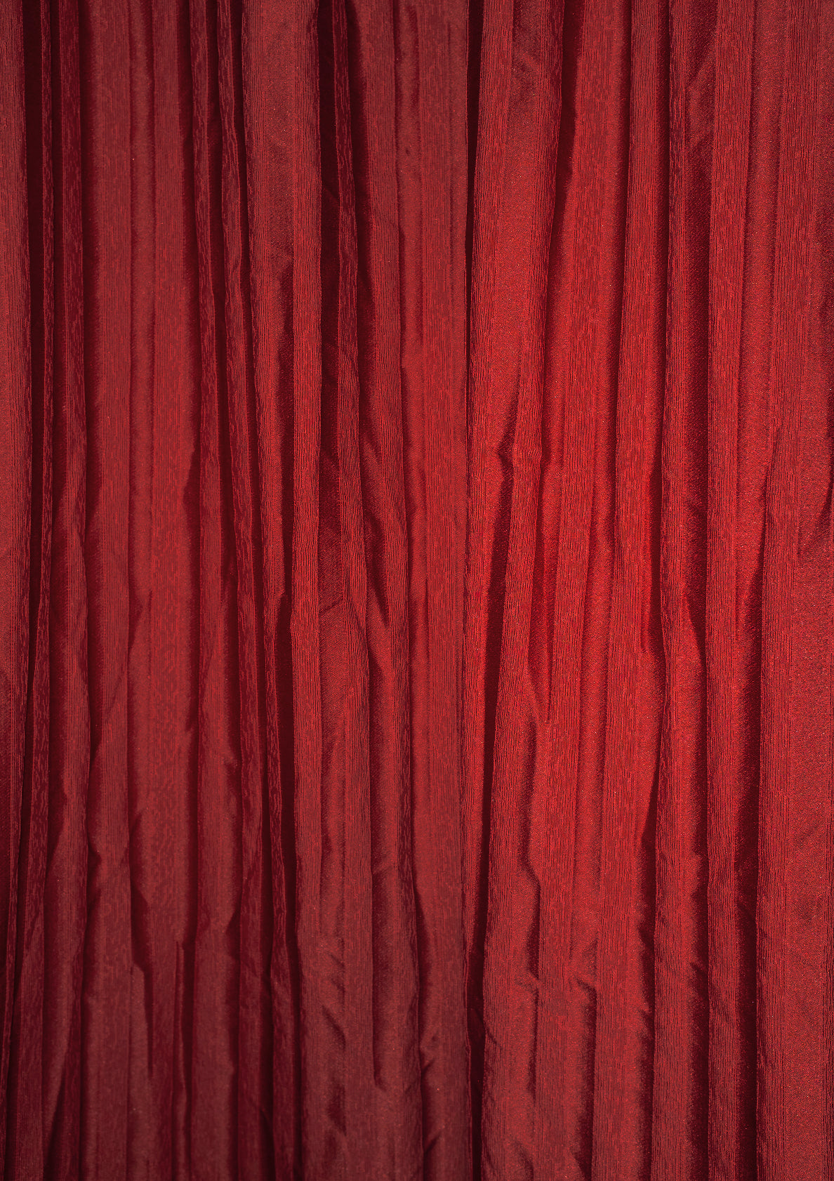 Red curtain / minimal style photo print