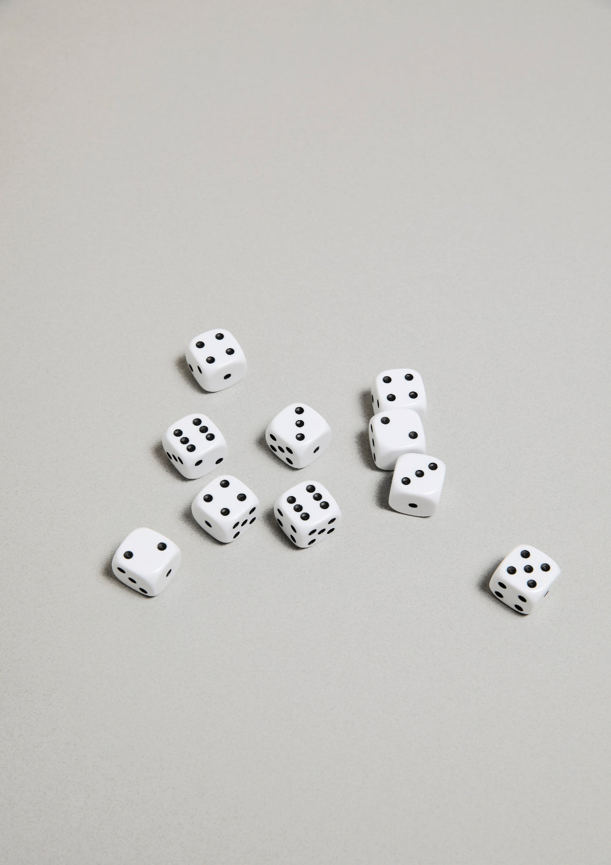 Dices / minimal style photo print