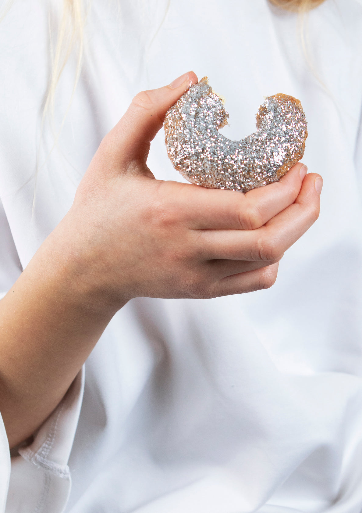 Glitter donut / minimal style photo print