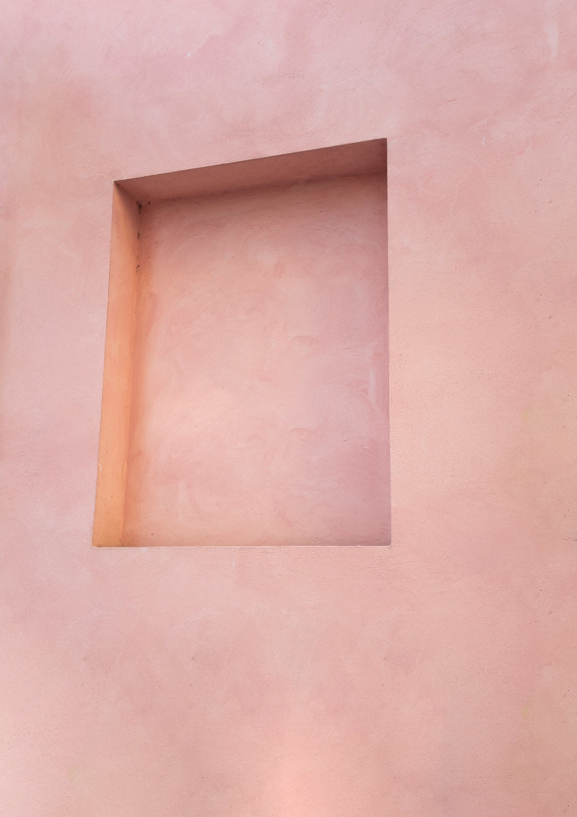 Pink wall / minimal style photo print