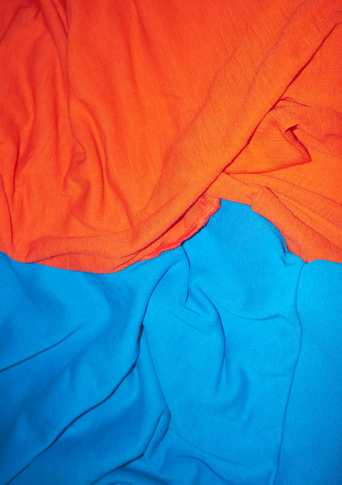 Two colours / pop art style photo print