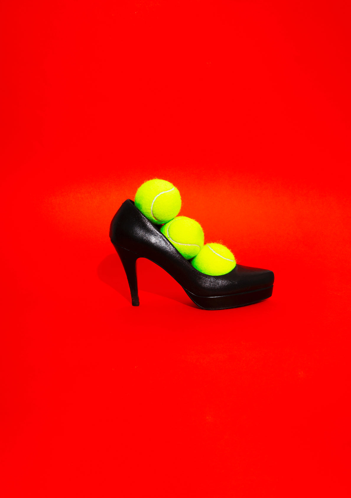 Tennis heels / pop art style photo print