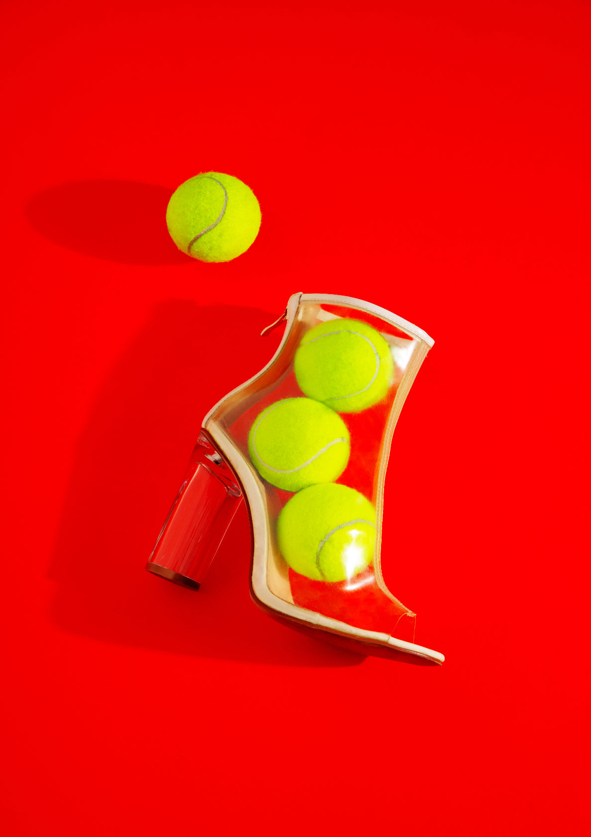 Tennis heels / pop art style photo print