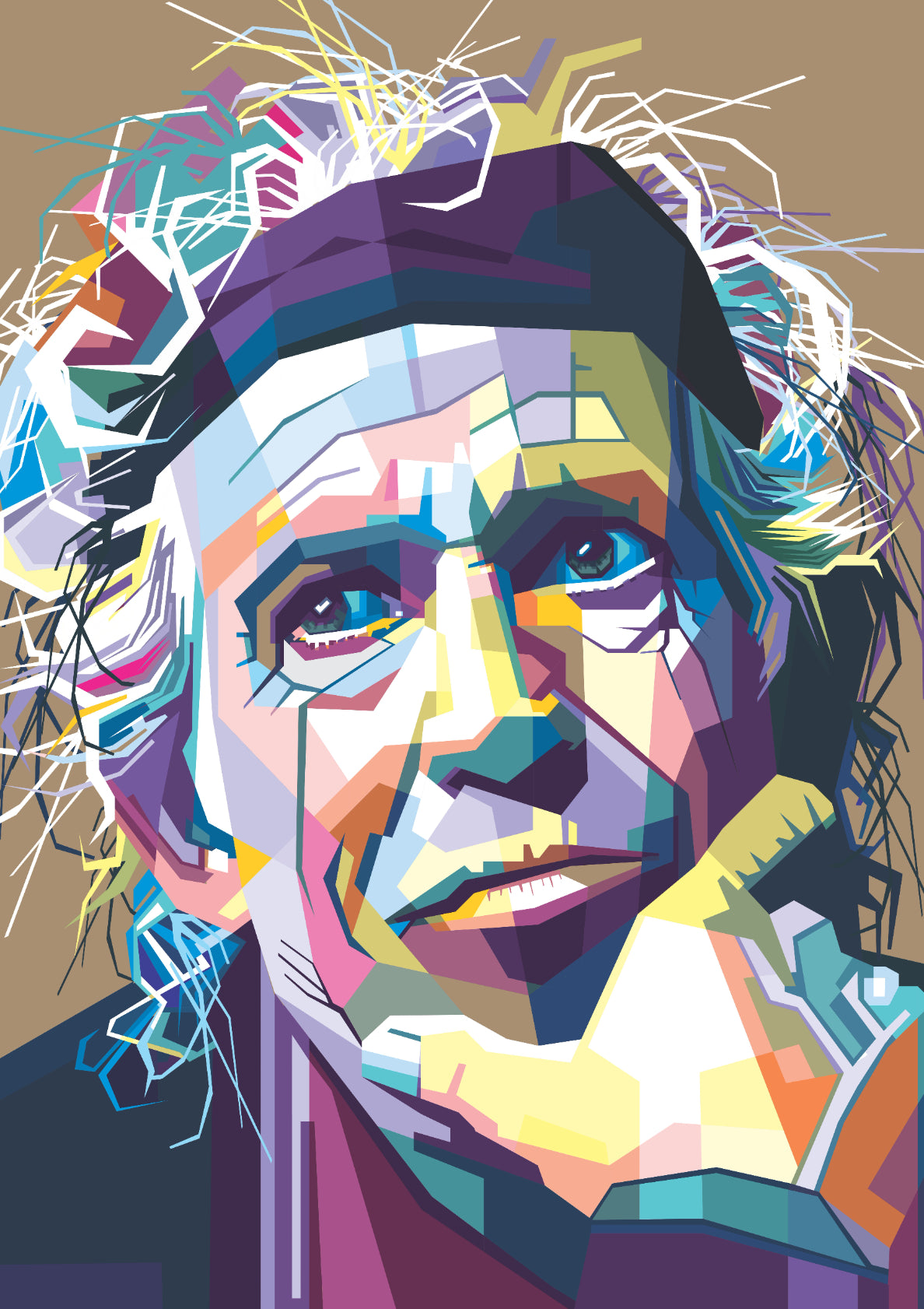 Keith Richard Pop Art WPAP fanart