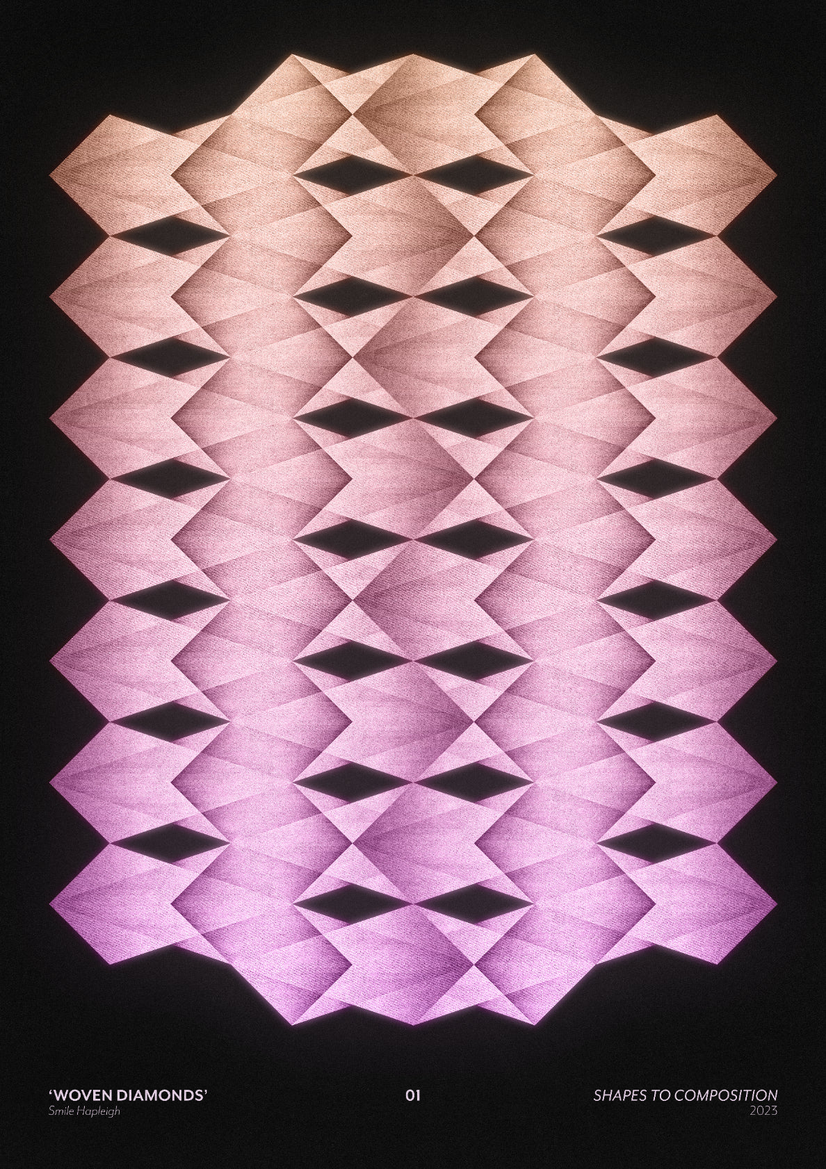 WOVEN DIAMONDS - DARK