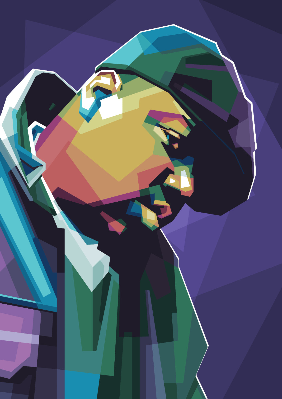 Biggie Smalls Pop Art WPAP