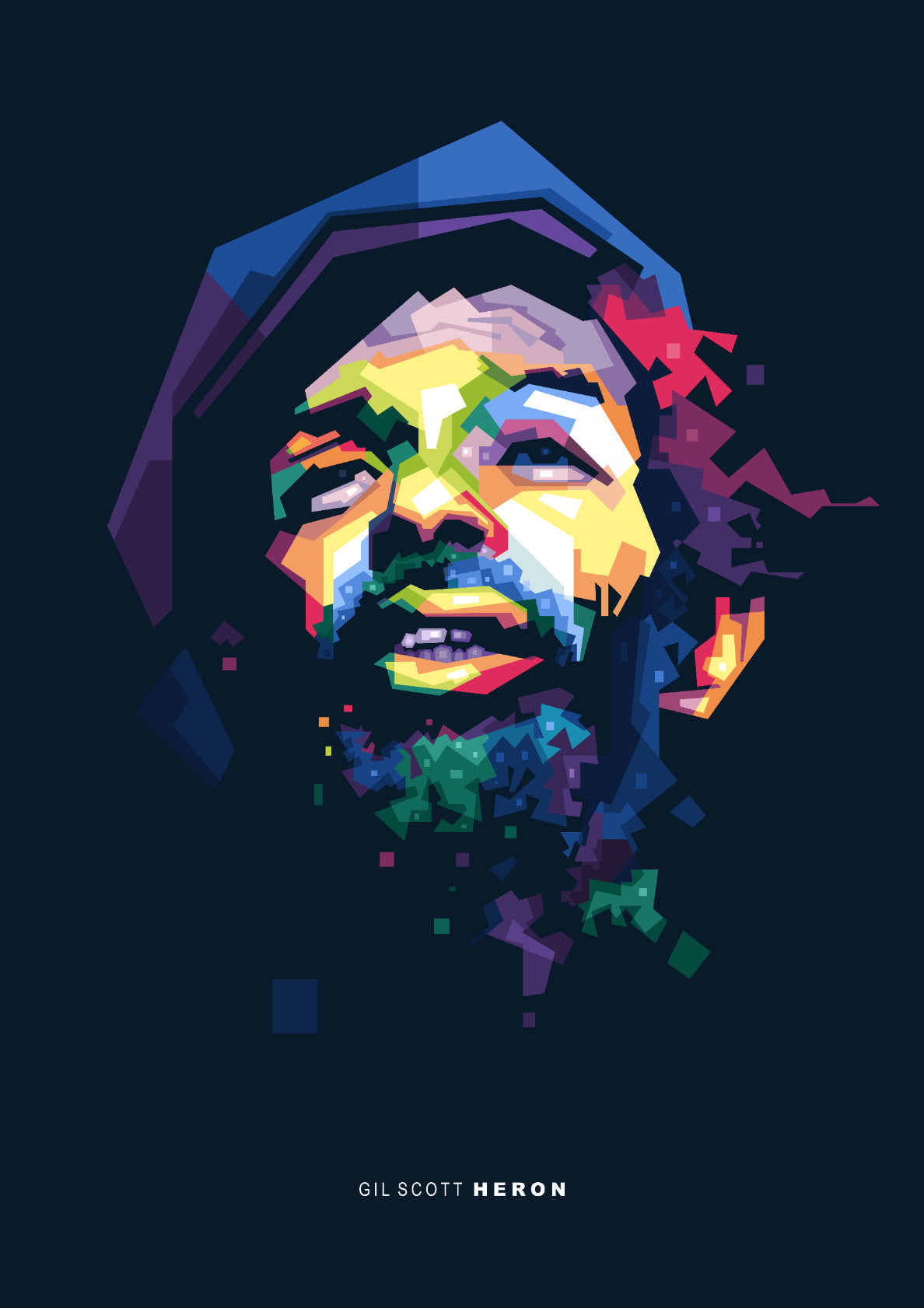 Gil Scott Heron Pop Art WPAP