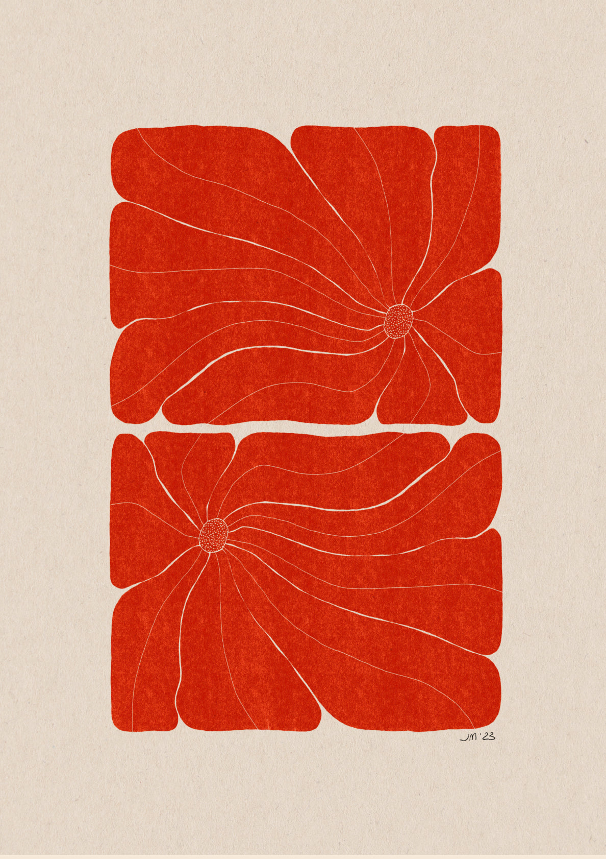 Quadratische Blumen 2