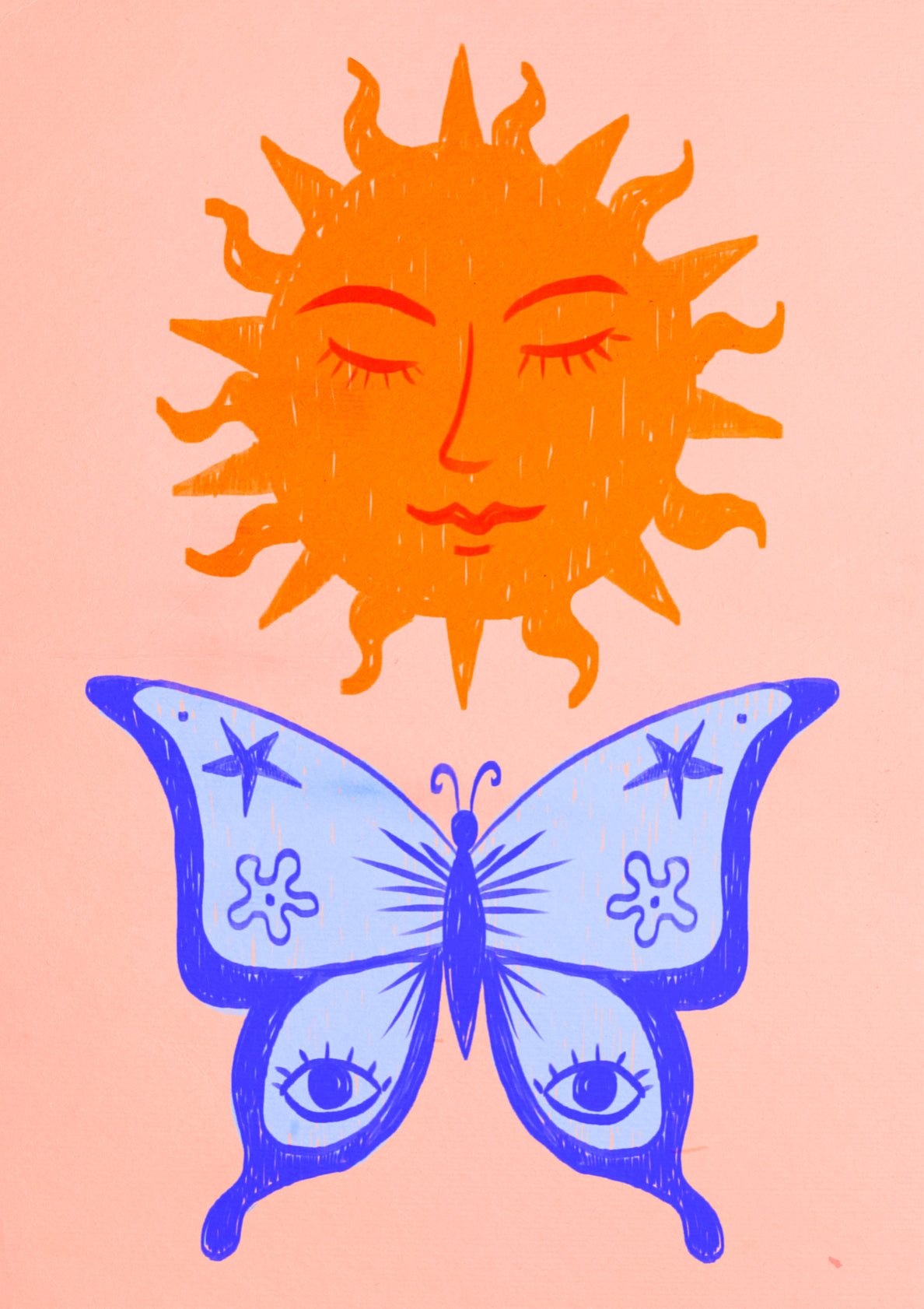 fluttering under the sun