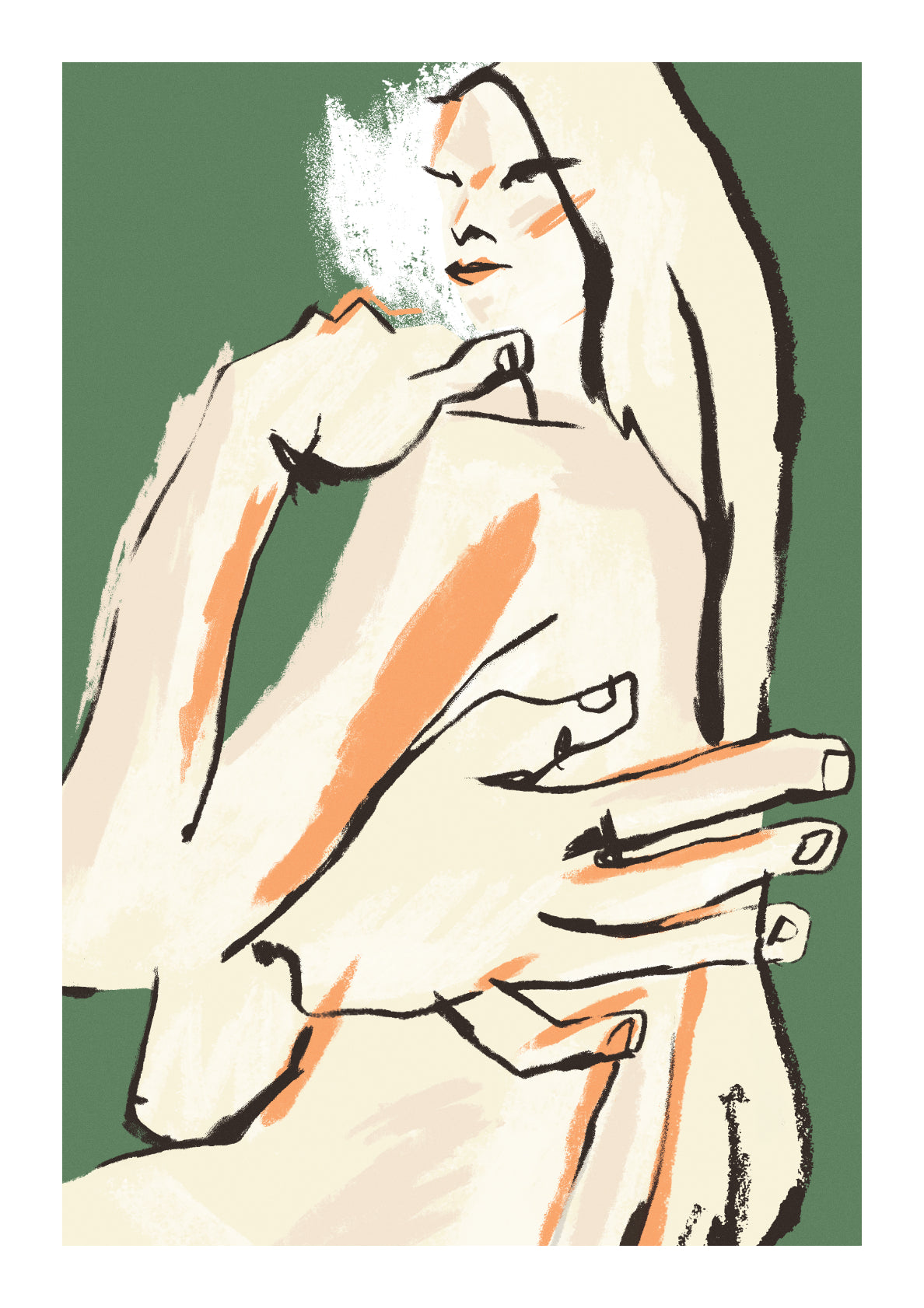 Woman With Big Hands