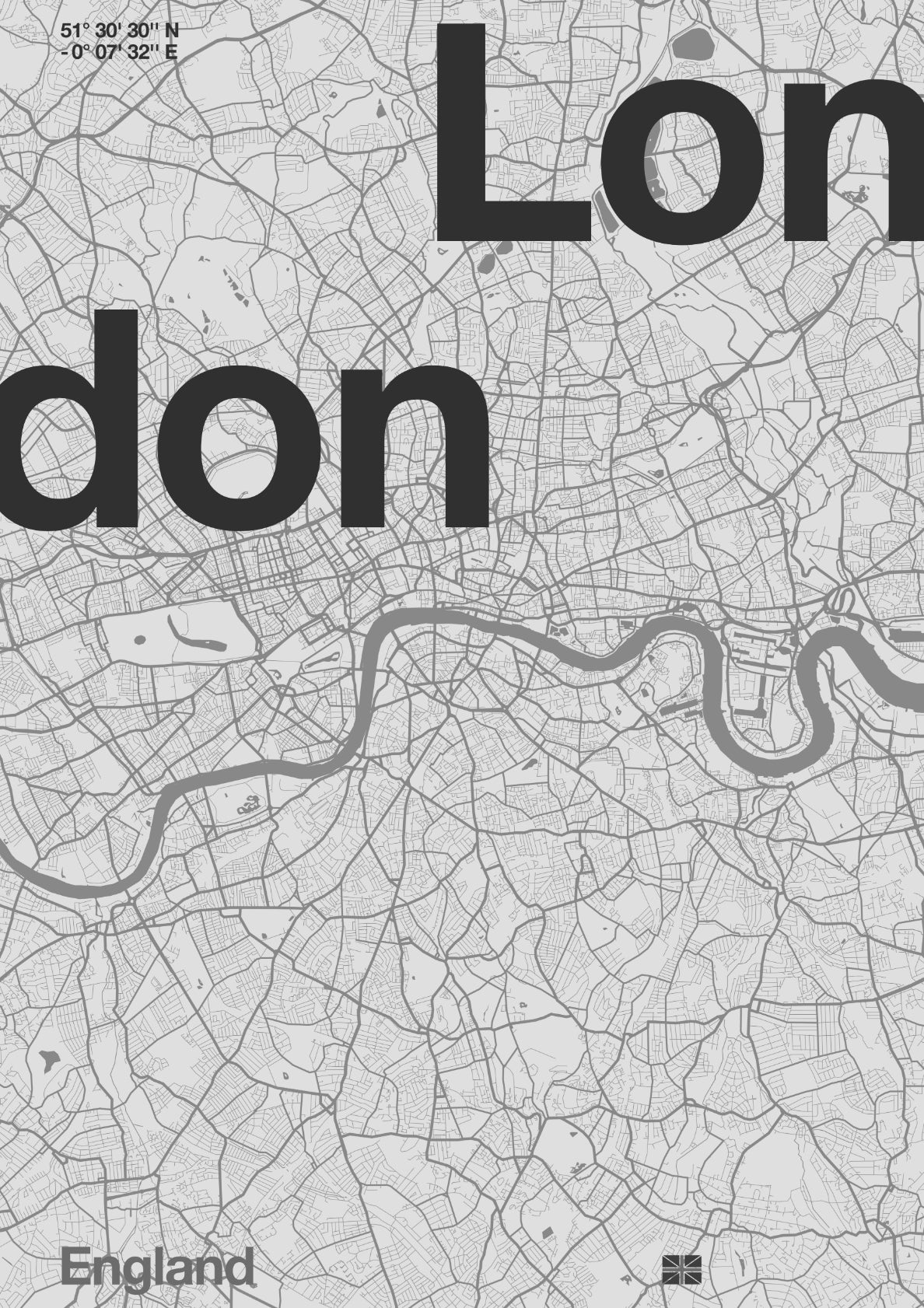 London Minimal Map