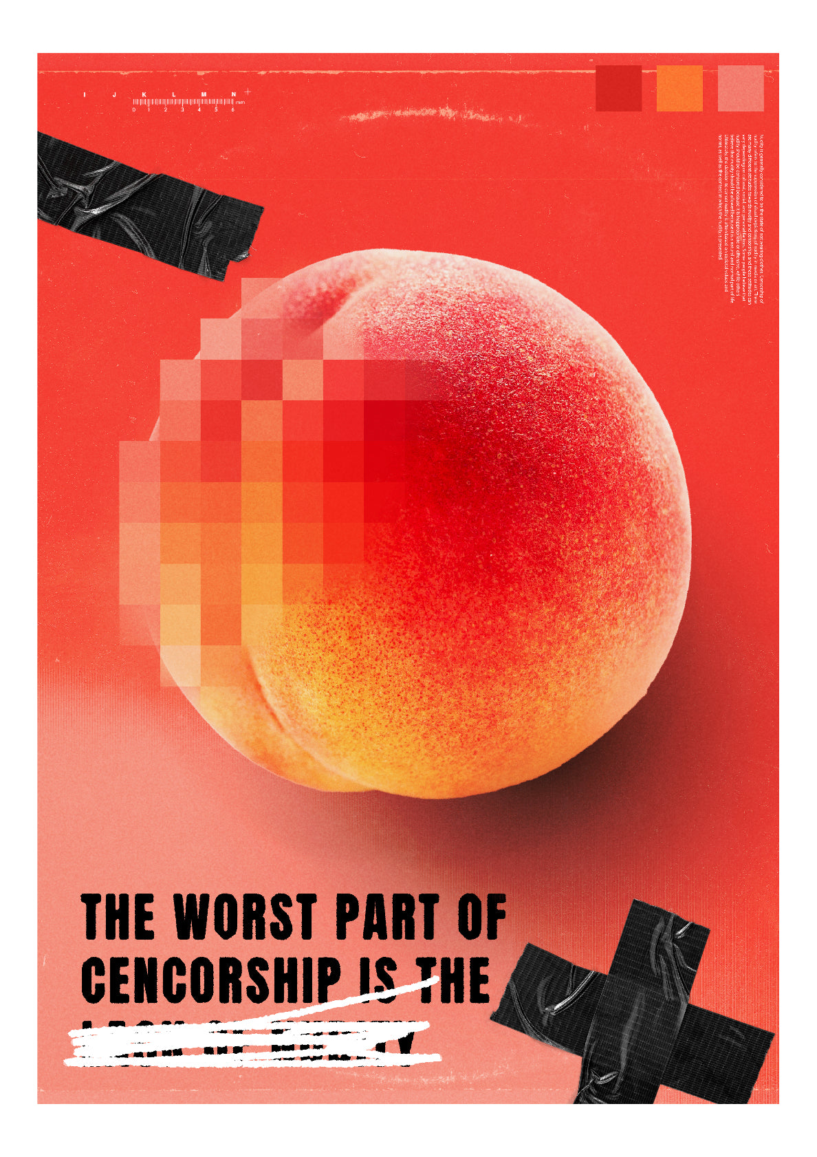 Censorship - peach