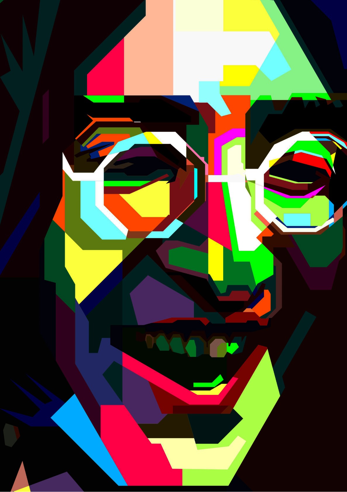 John Lennon Legend Pop Art WPAP