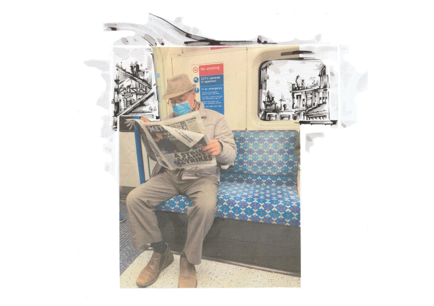 Portrait on the tube