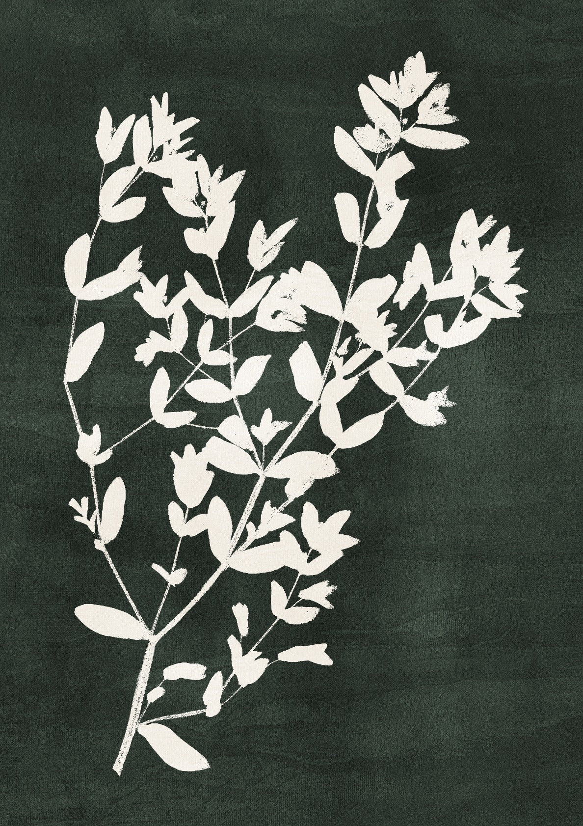 Abstract Botanical no. 9 Green