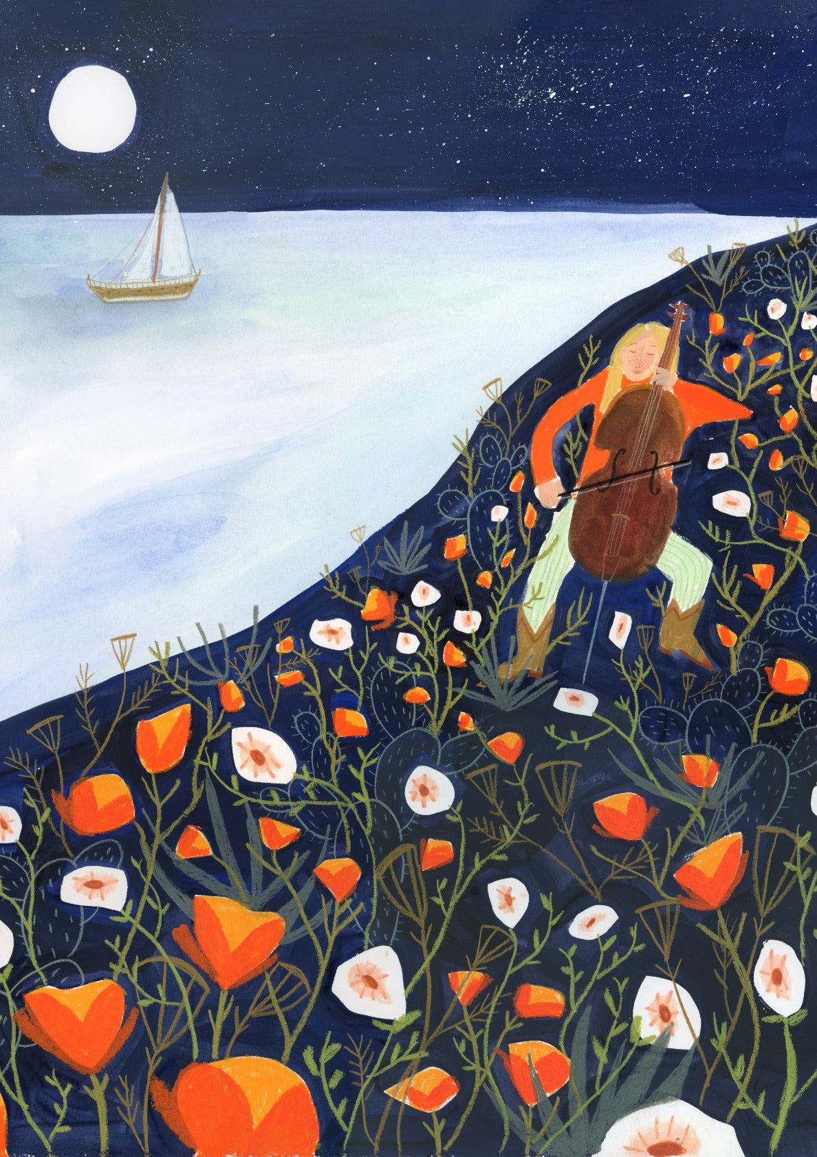 They heard her songs across the water