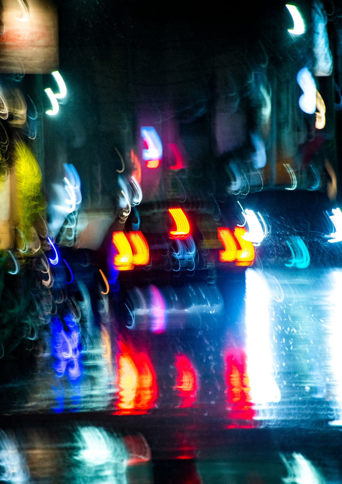 Watercolour Photo -  Tokyo Taxi