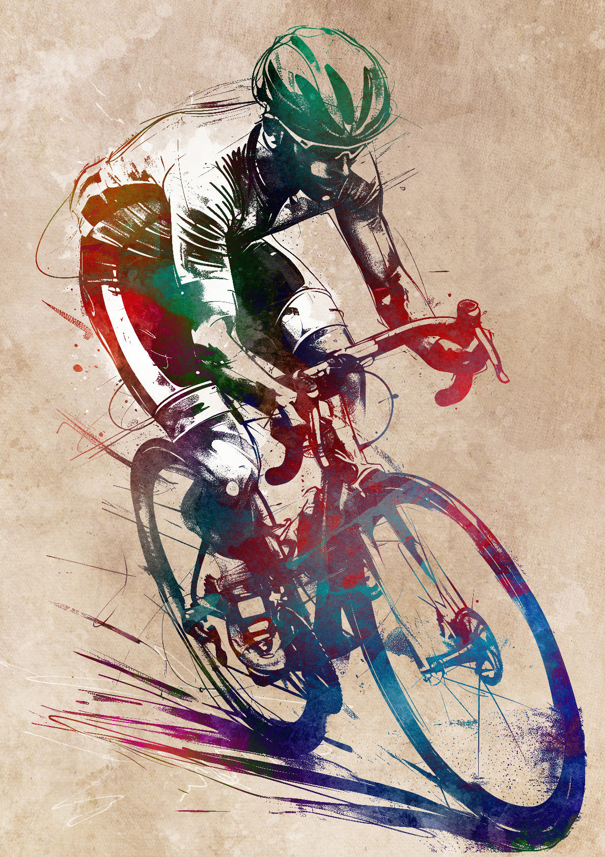 Cycling sport art 2