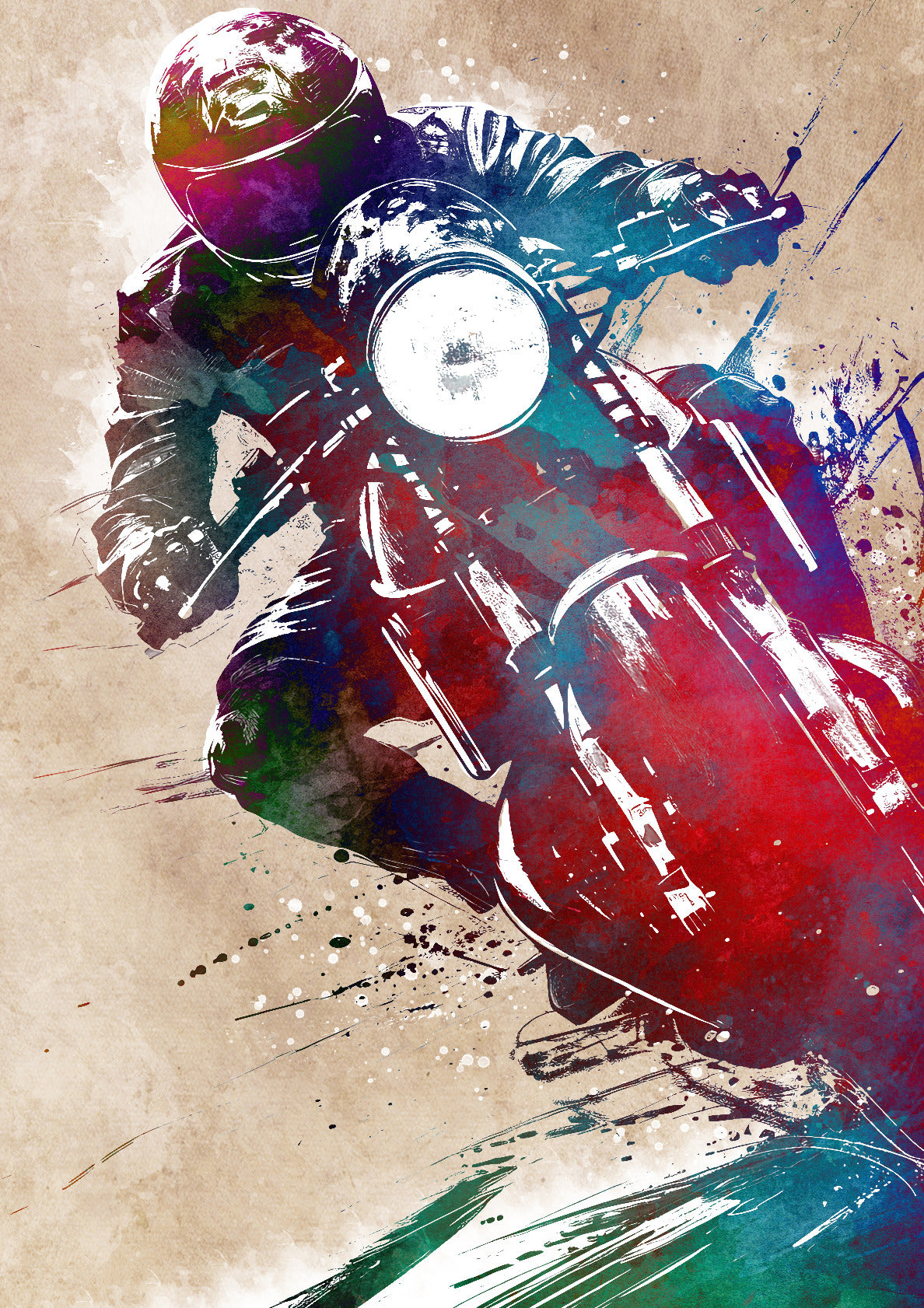 Motor sport art 1