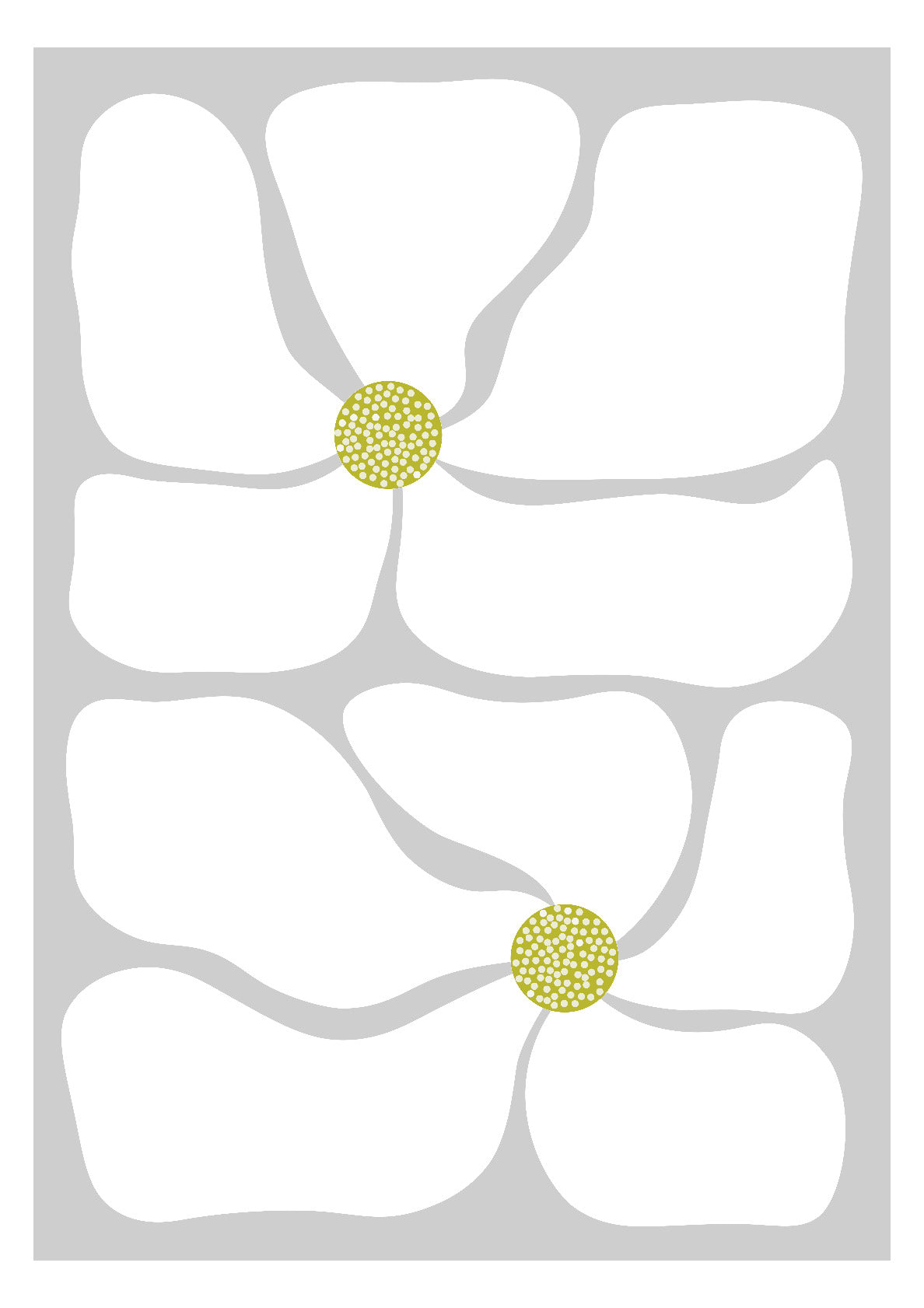 Two Daisies (on Grey)