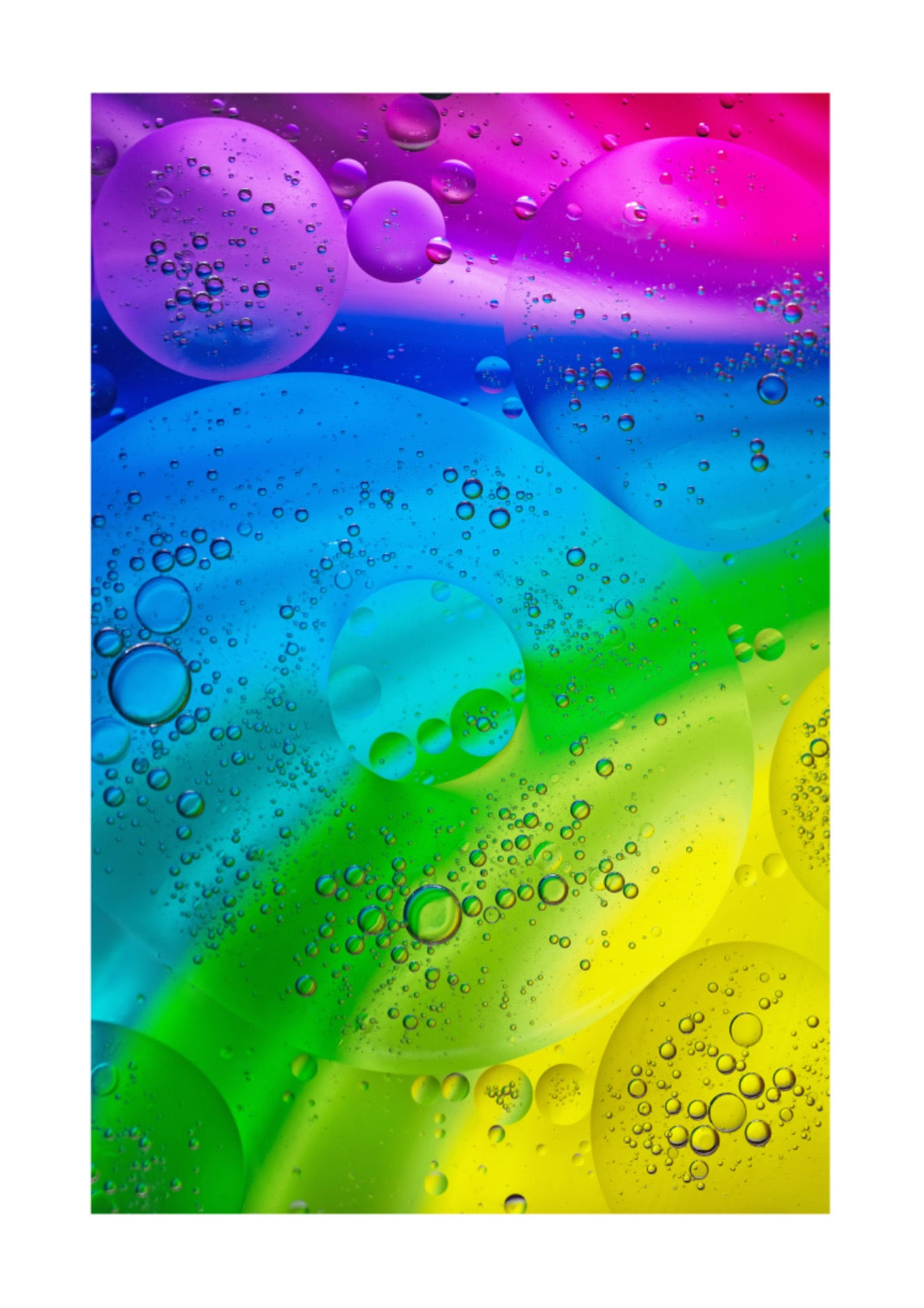 Multi Colour Oil & Water