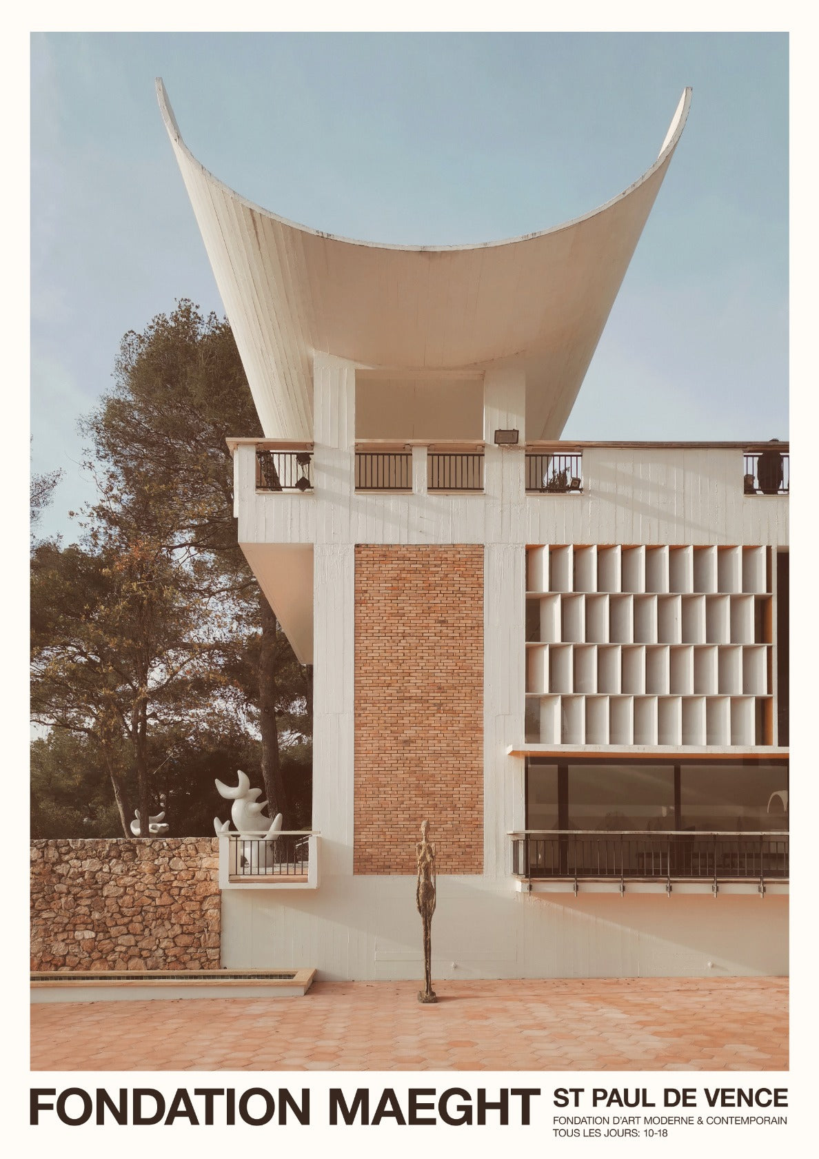 Fondation Maeght : Cour - Fondation d'Art Moderne