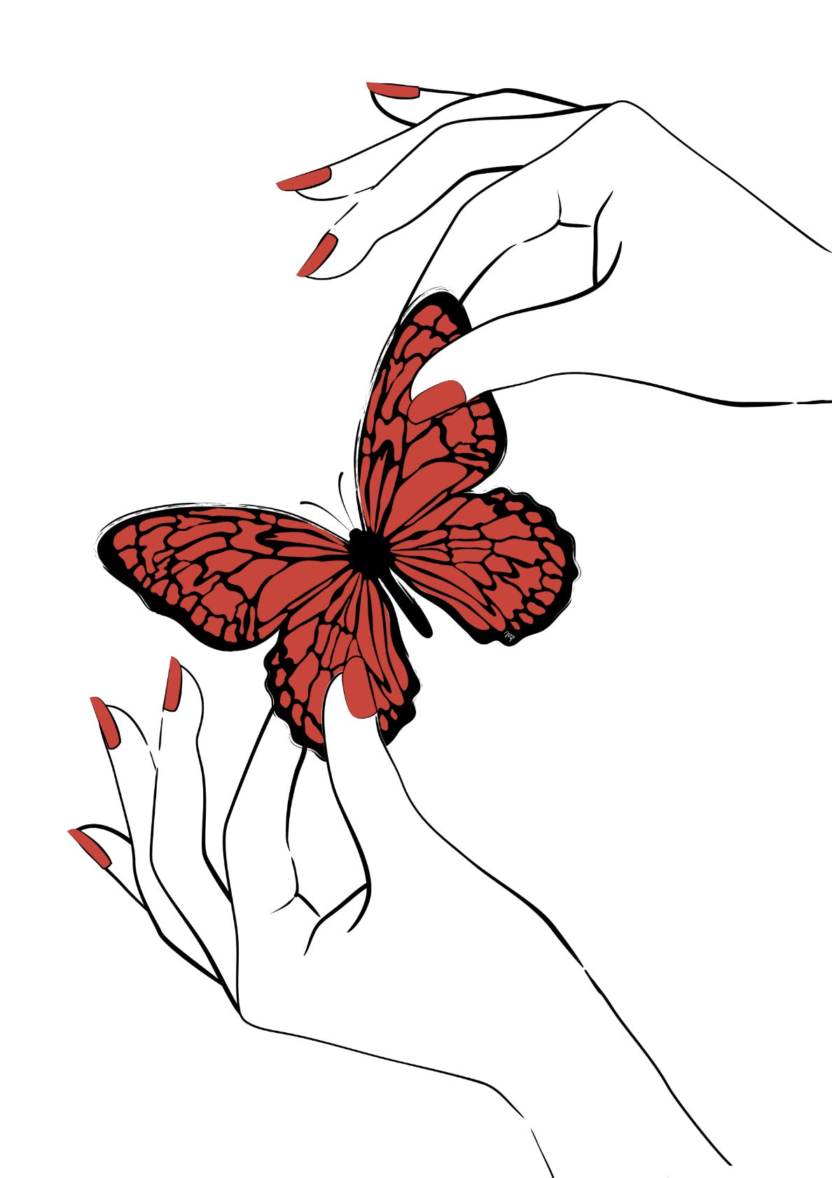 Holding Butterfly Three