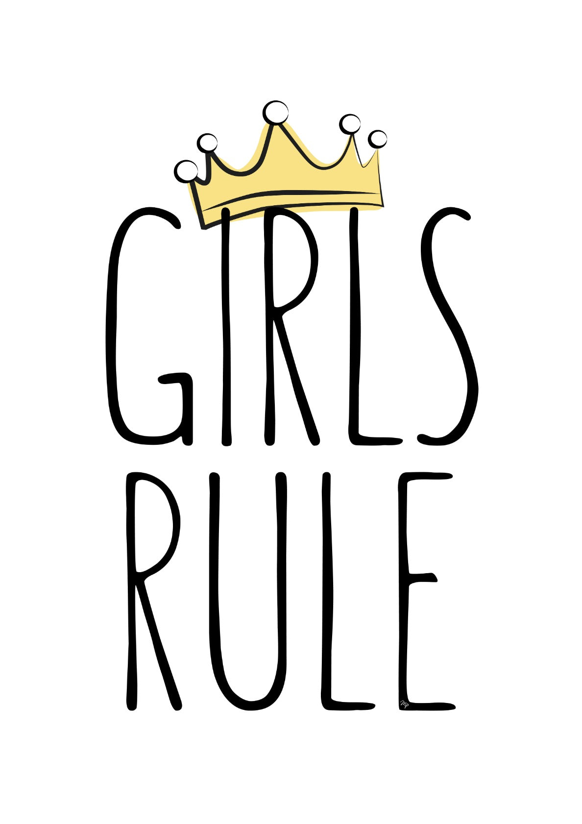 Girls Rule Typo