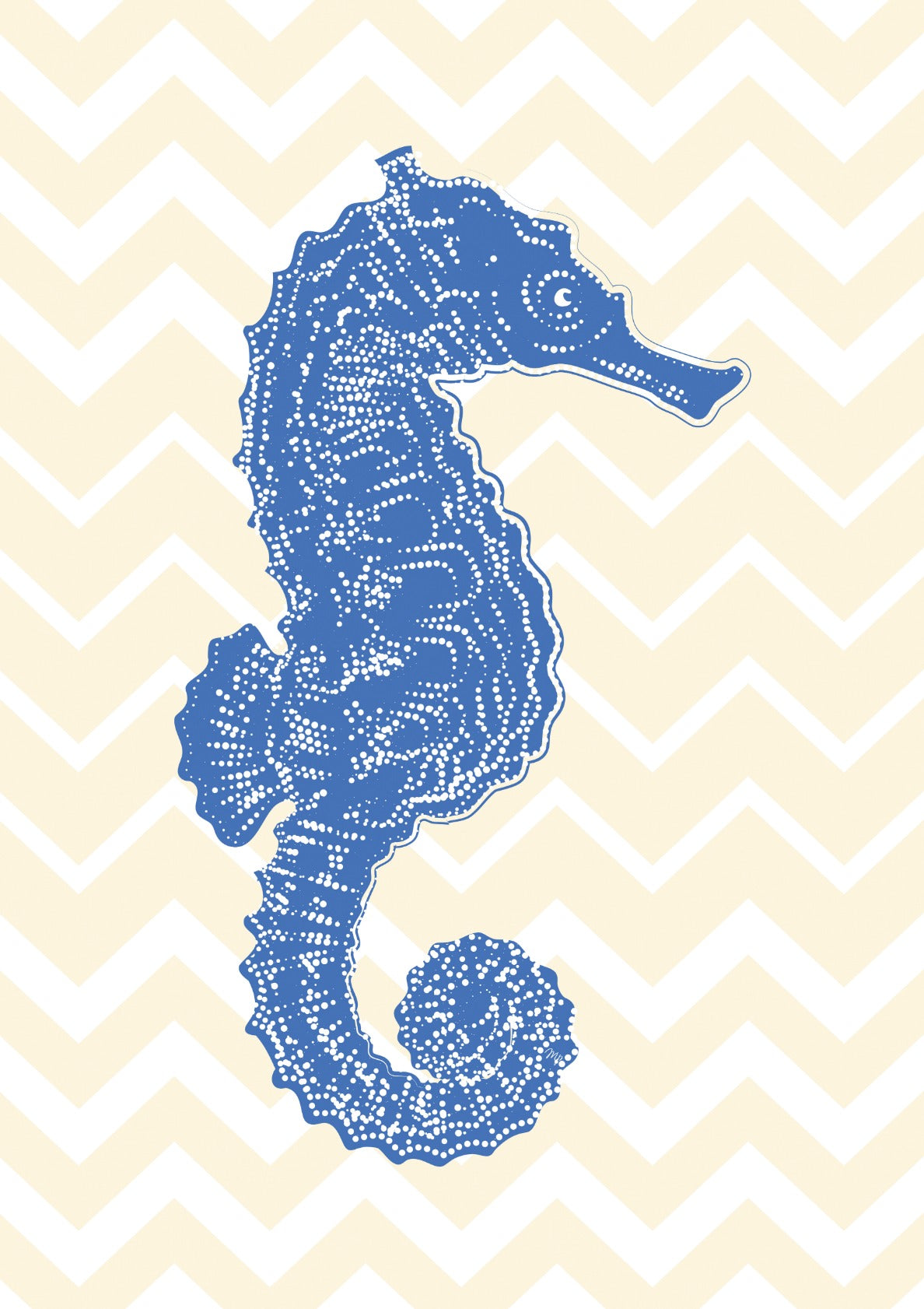 Chevron Seahorse Set