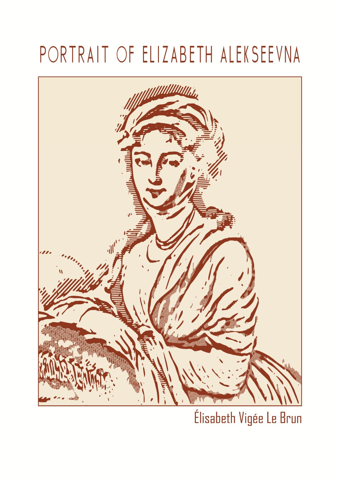 Portrait of Elizabeth Alekseevna (Wife Emperor Alexander I) – Élisabeth Vigée Le Brun