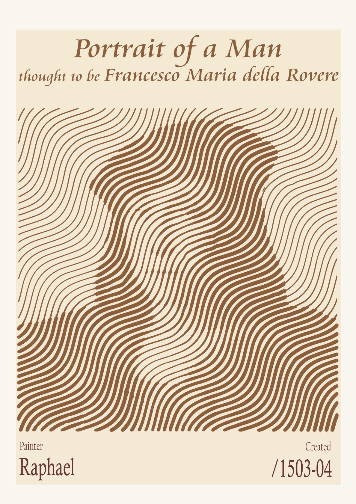 Portrait of a Man, thought to be Francesco Maria della Rovere – Raphael (1503-04)