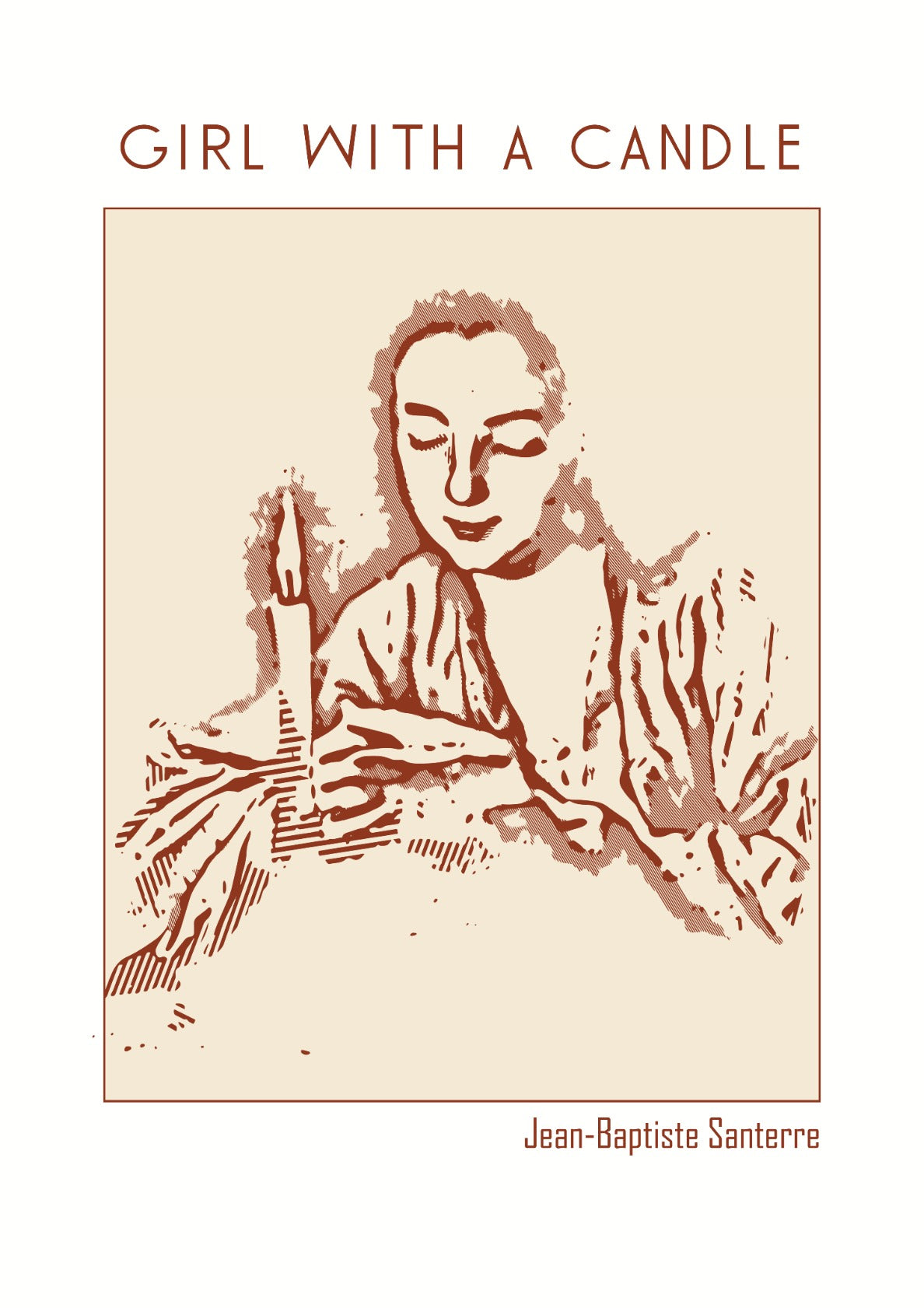 Girl with a Candle – Jean-Baptiste Santerre