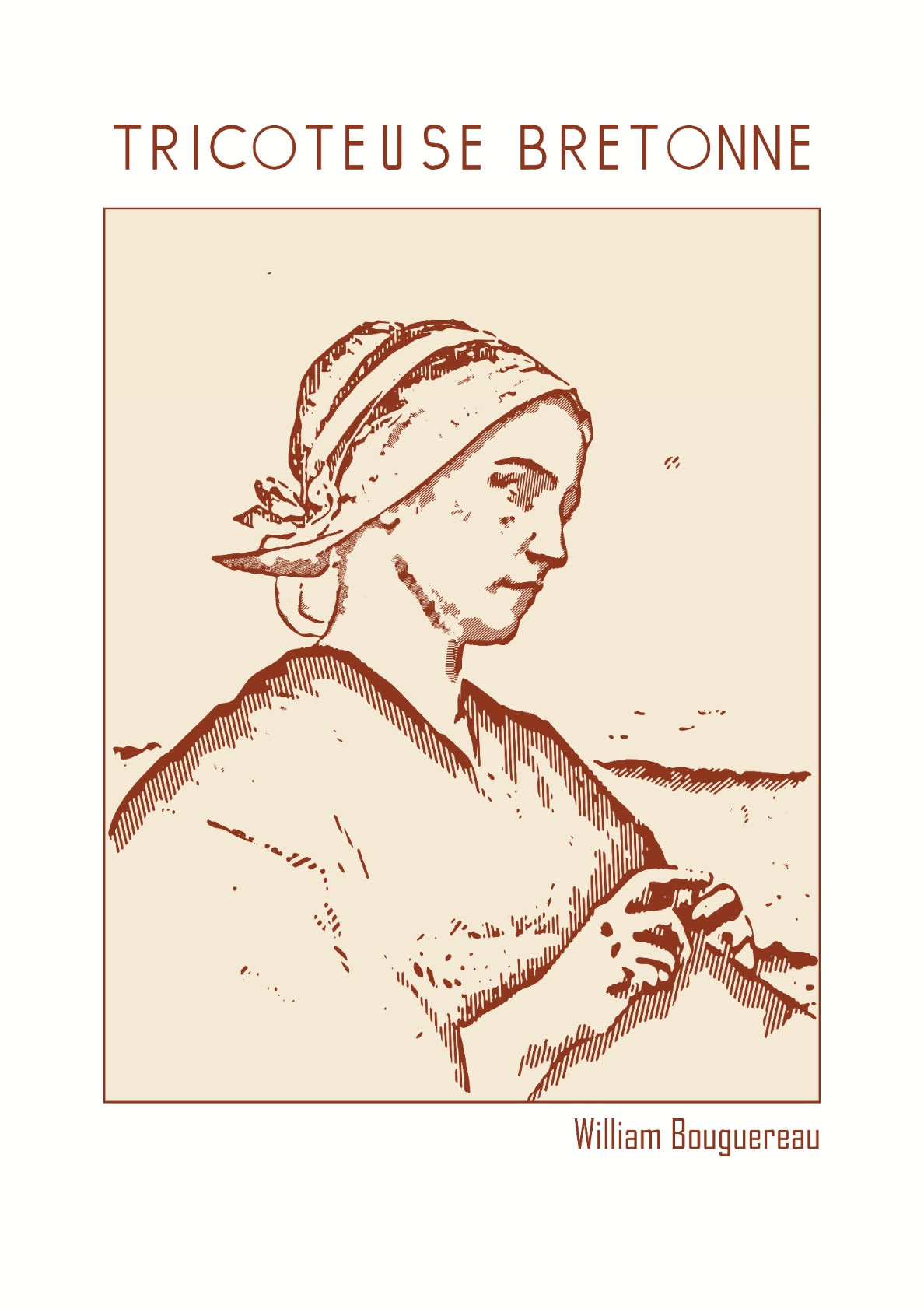 Tricoteuse Bretonne – William Bouguereau