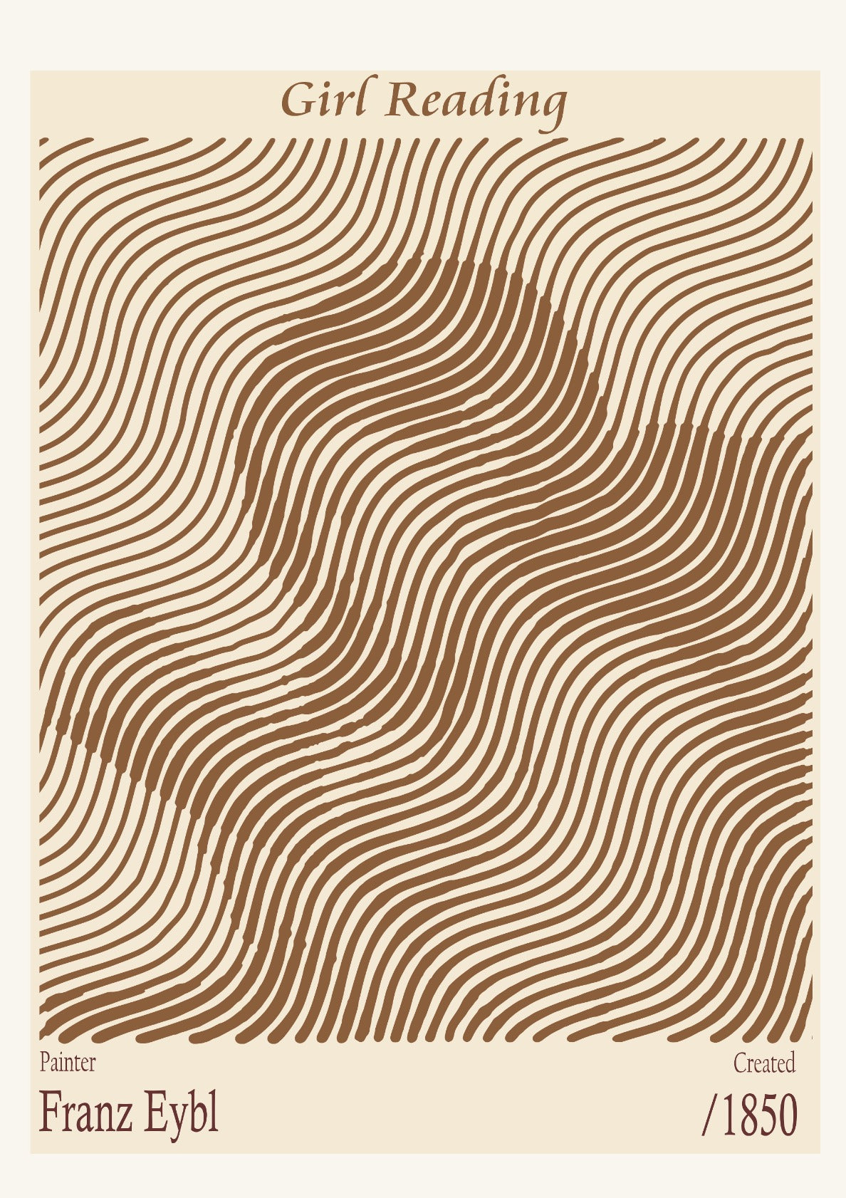 Girl Reading – Franz Eybl (1850)