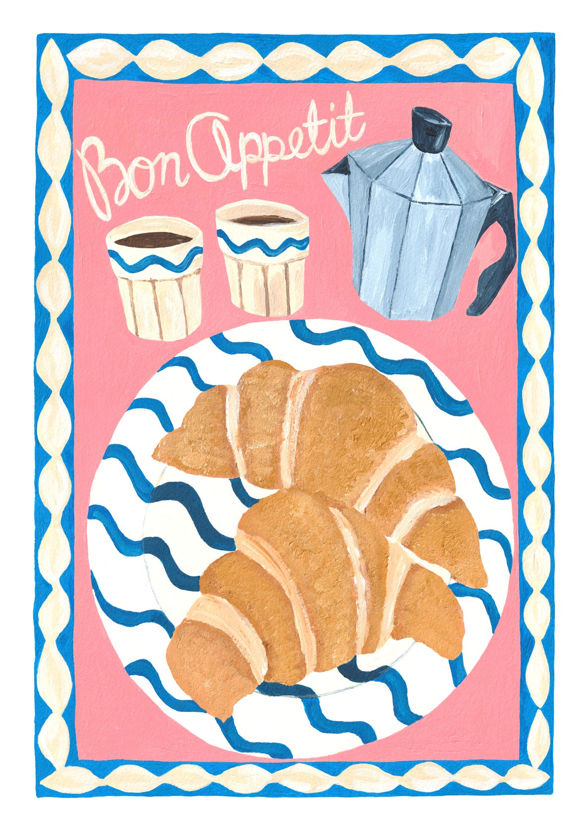 Bon Appetit Breakfast Print