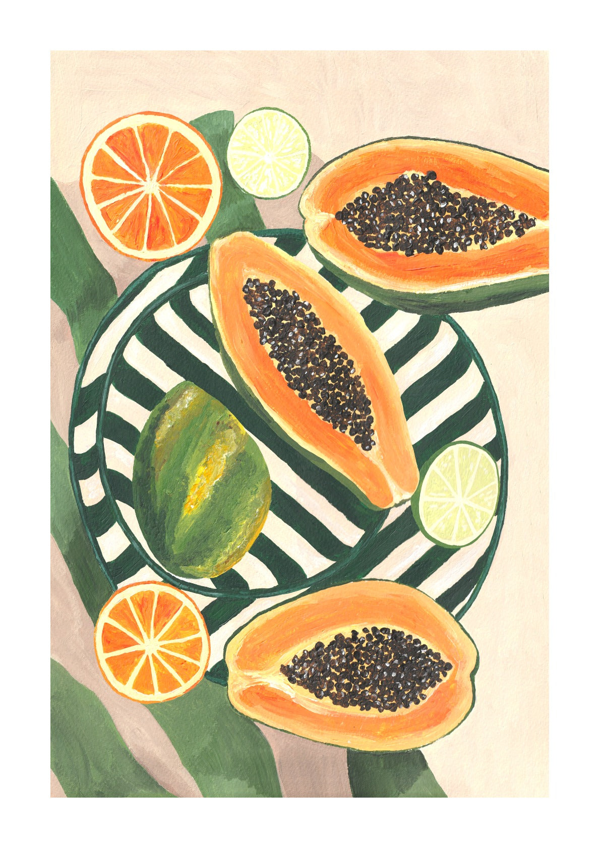 Tropical Fruits Print