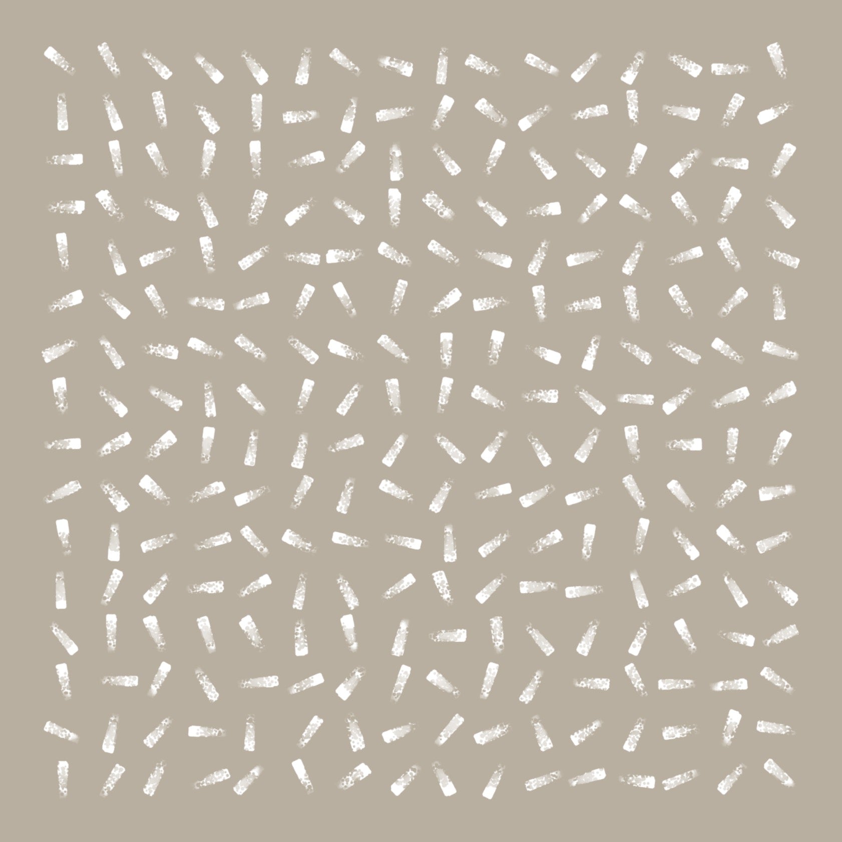Abstract with beige background and white patterns