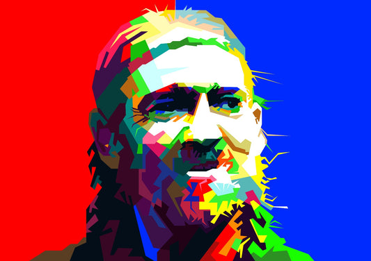 Willie Nelson Pop Art WPAP