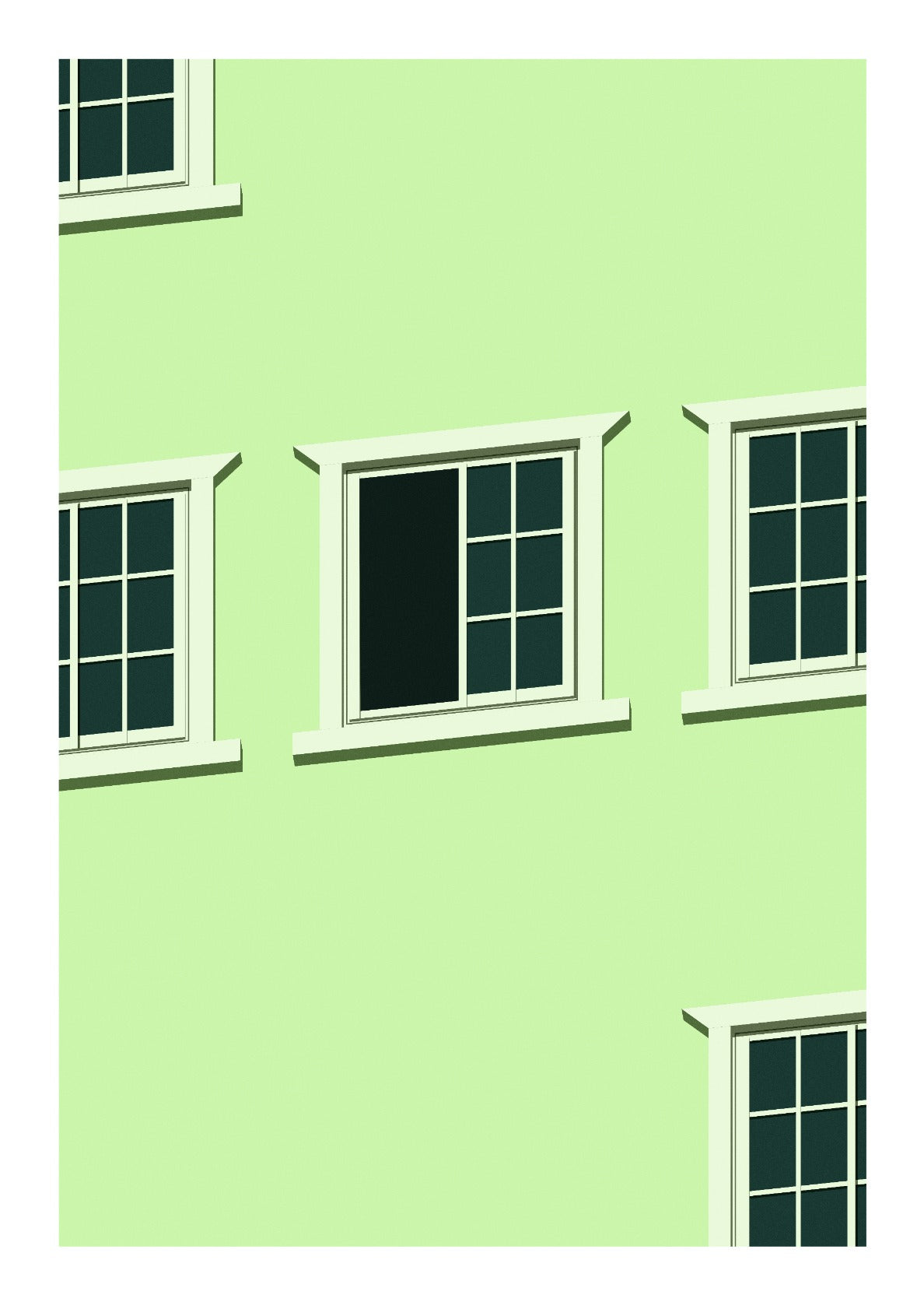 Windows - TEA GREEN