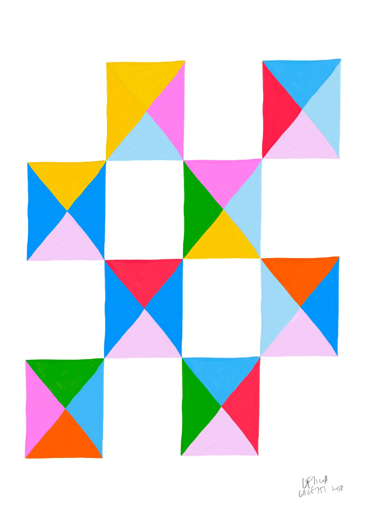 Estudios Geométricos 03 Wall Poster