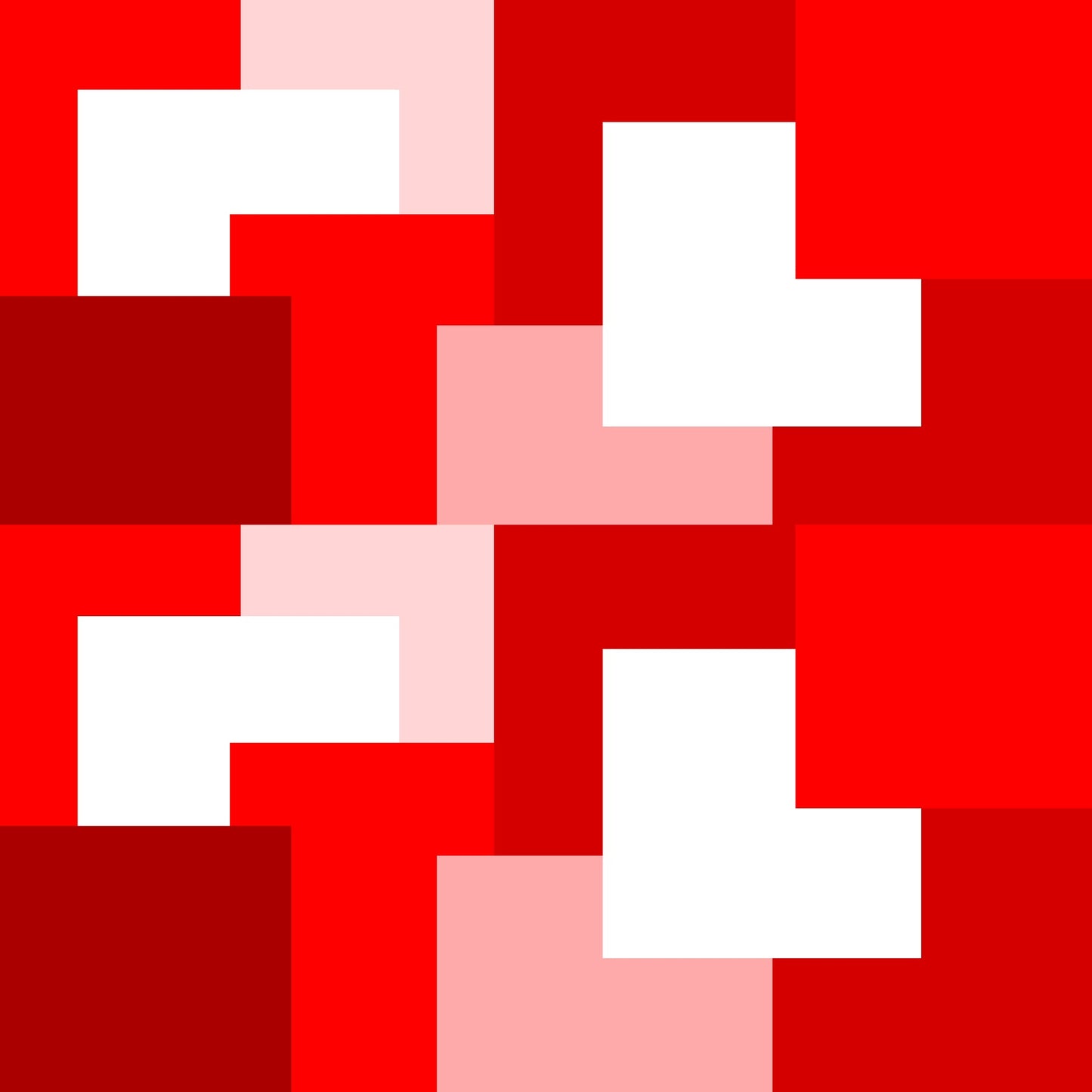 Red abstract square tiles pattern