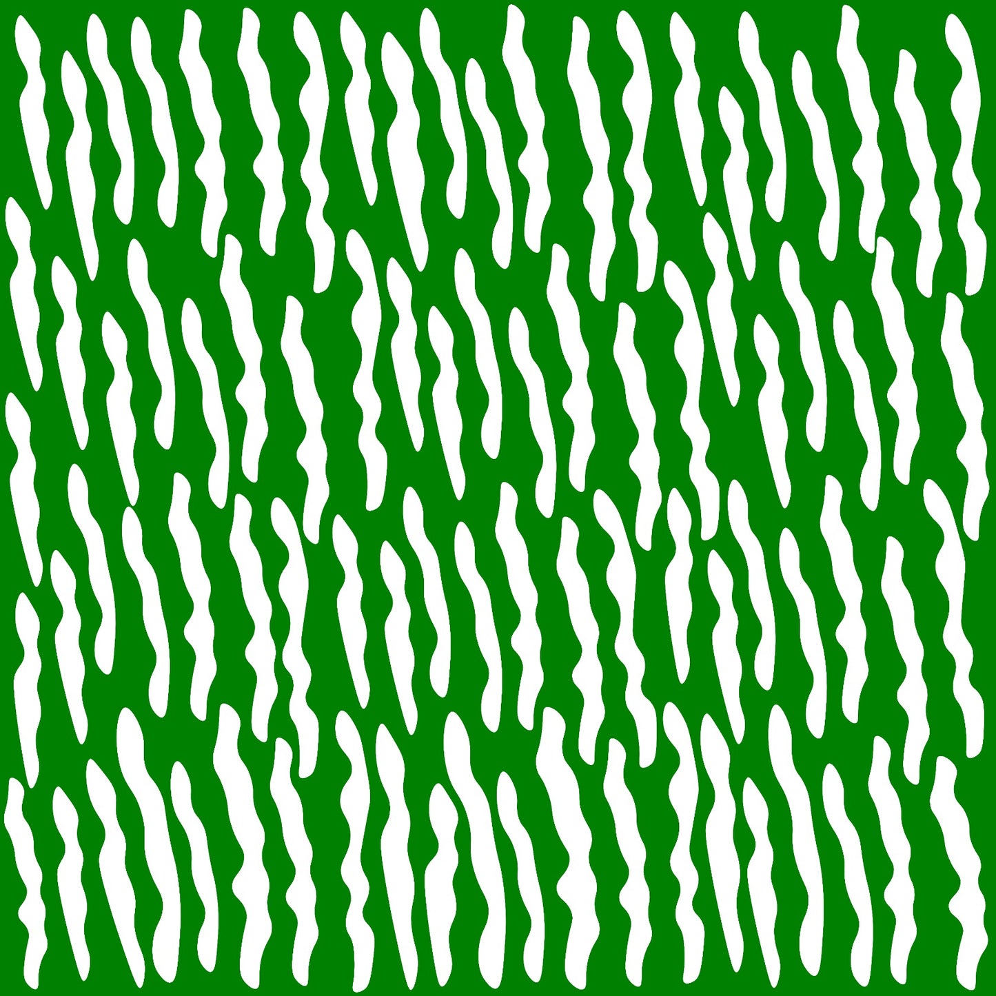 Green wavy shapes