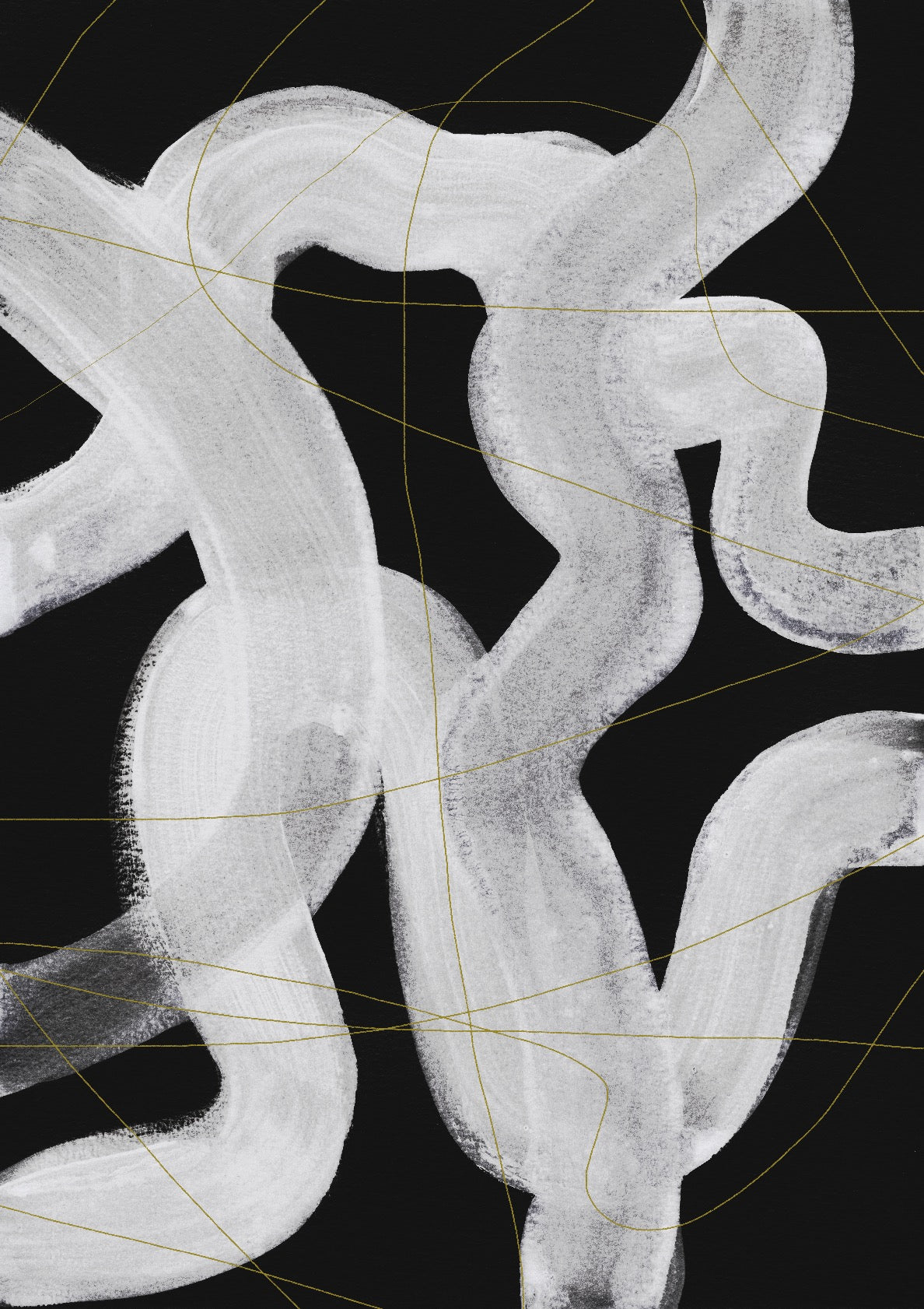 Abstract Brush Strokes 65Z